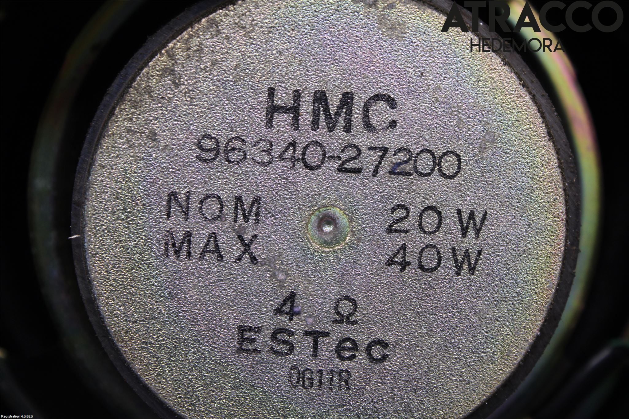 Hyundai COUPÉ Innr Høyttaler