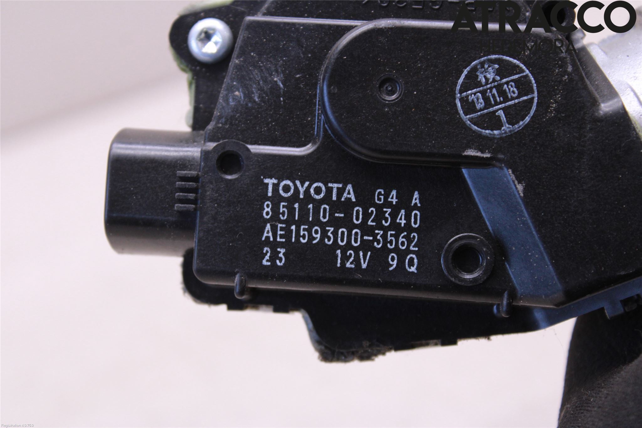 Toyota AURIS 13-19 Viskermotor Frontrute