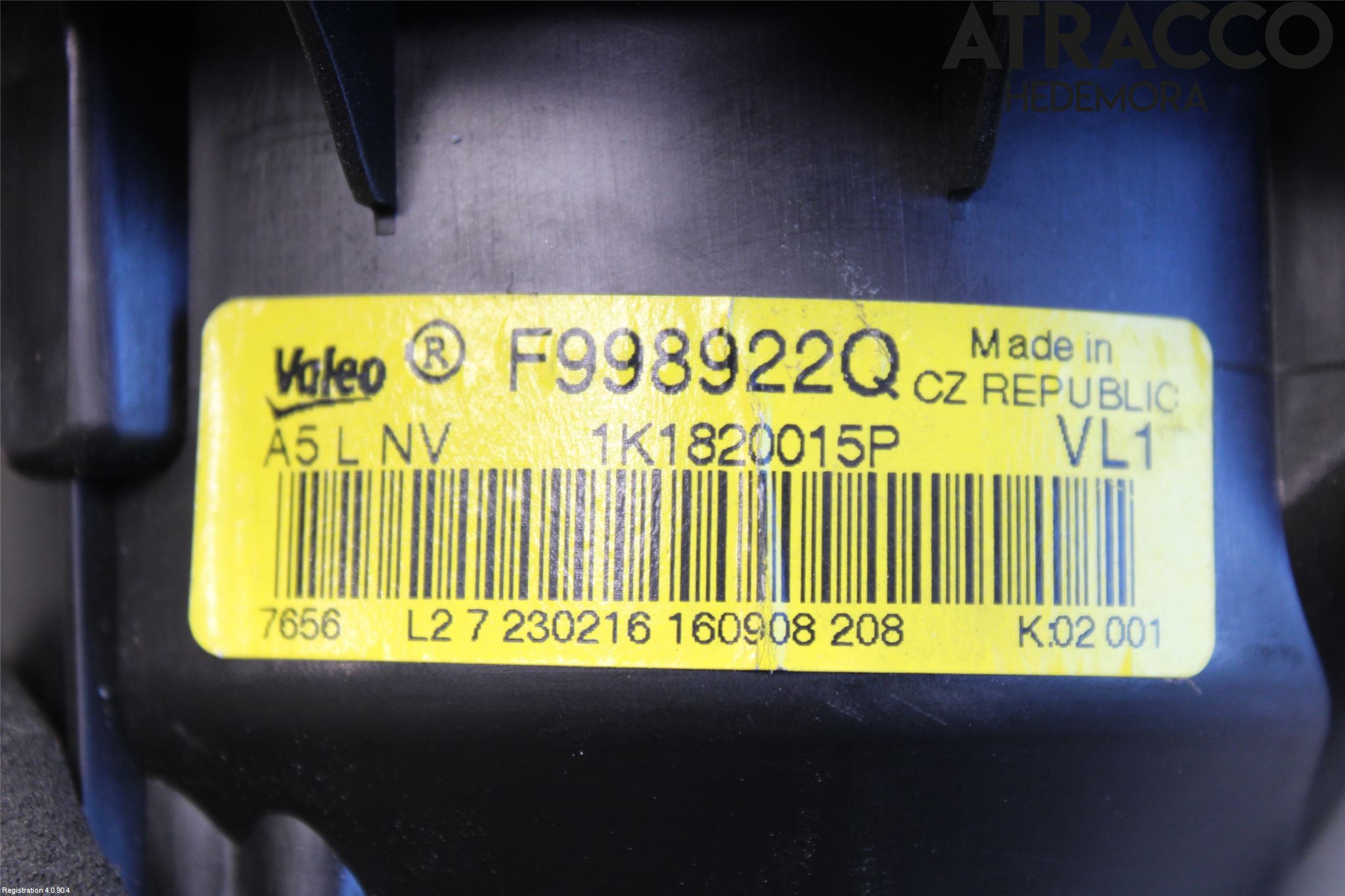 Volkswagen VW TIGUAN 07-16 Varme Ac Varmeapparatvifte