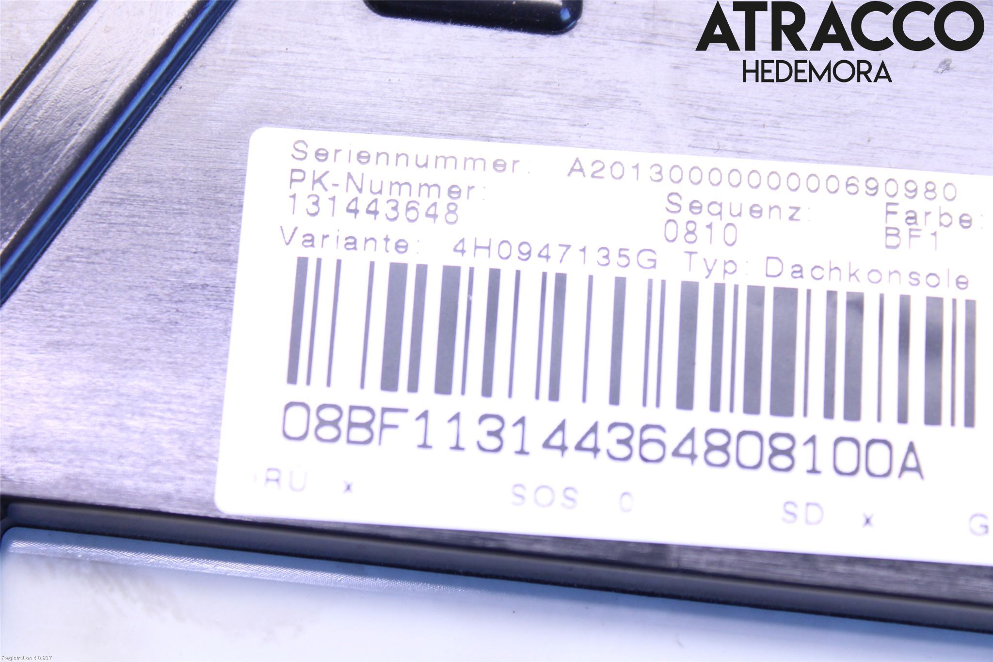 Audi A8/S8 4H 10-17 Innr Taklys