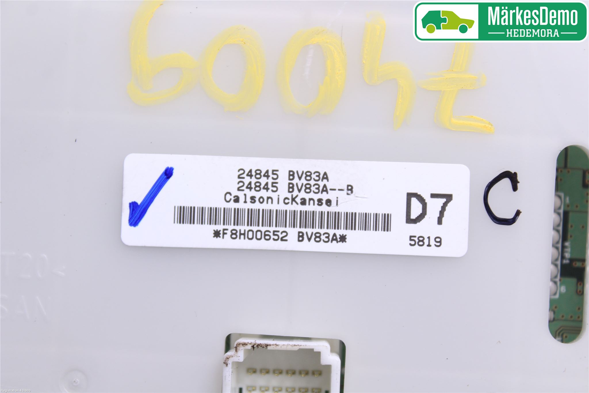 Nissan JUKE 14-19 Varme Ac Betjening-Display