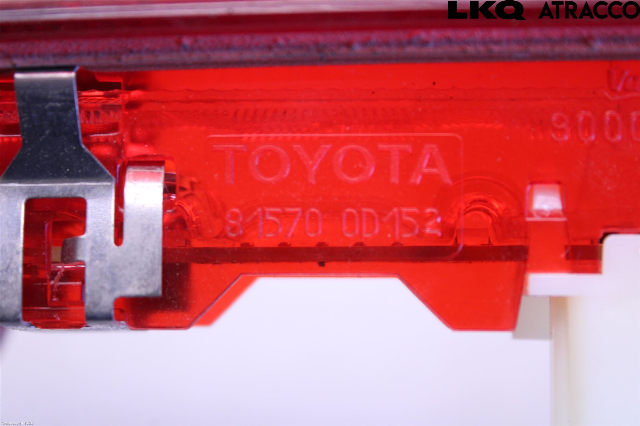Toyota YARIS XP130 15-20 Bremselys Bakrute