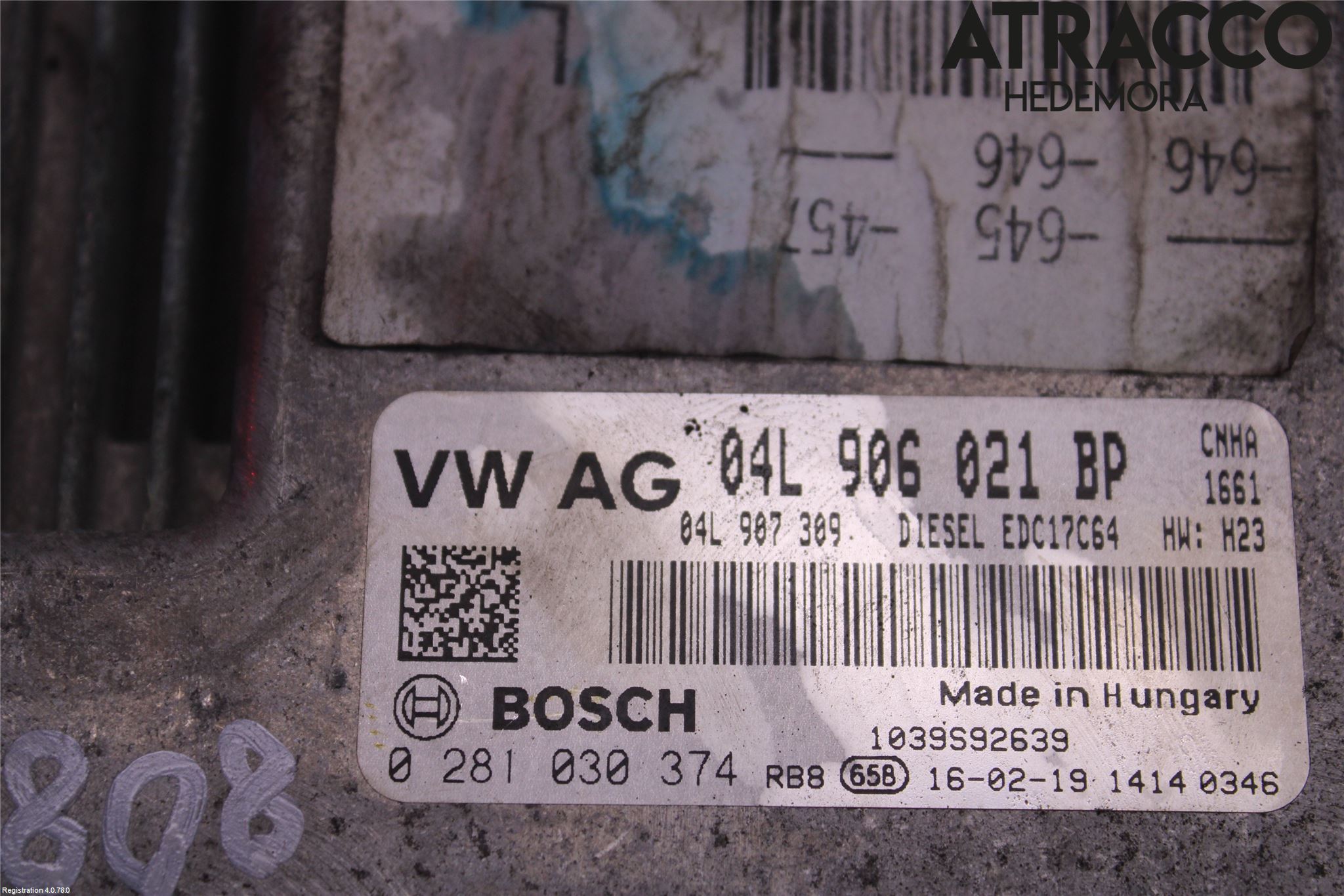 Audi A6/S6 4G 11-18 Styreenhet Dieselpumpe