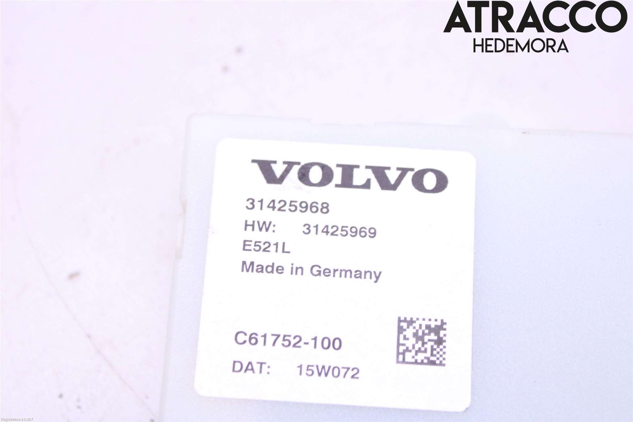 Volvo XC60 14-17 Styreenhet Bakluke
