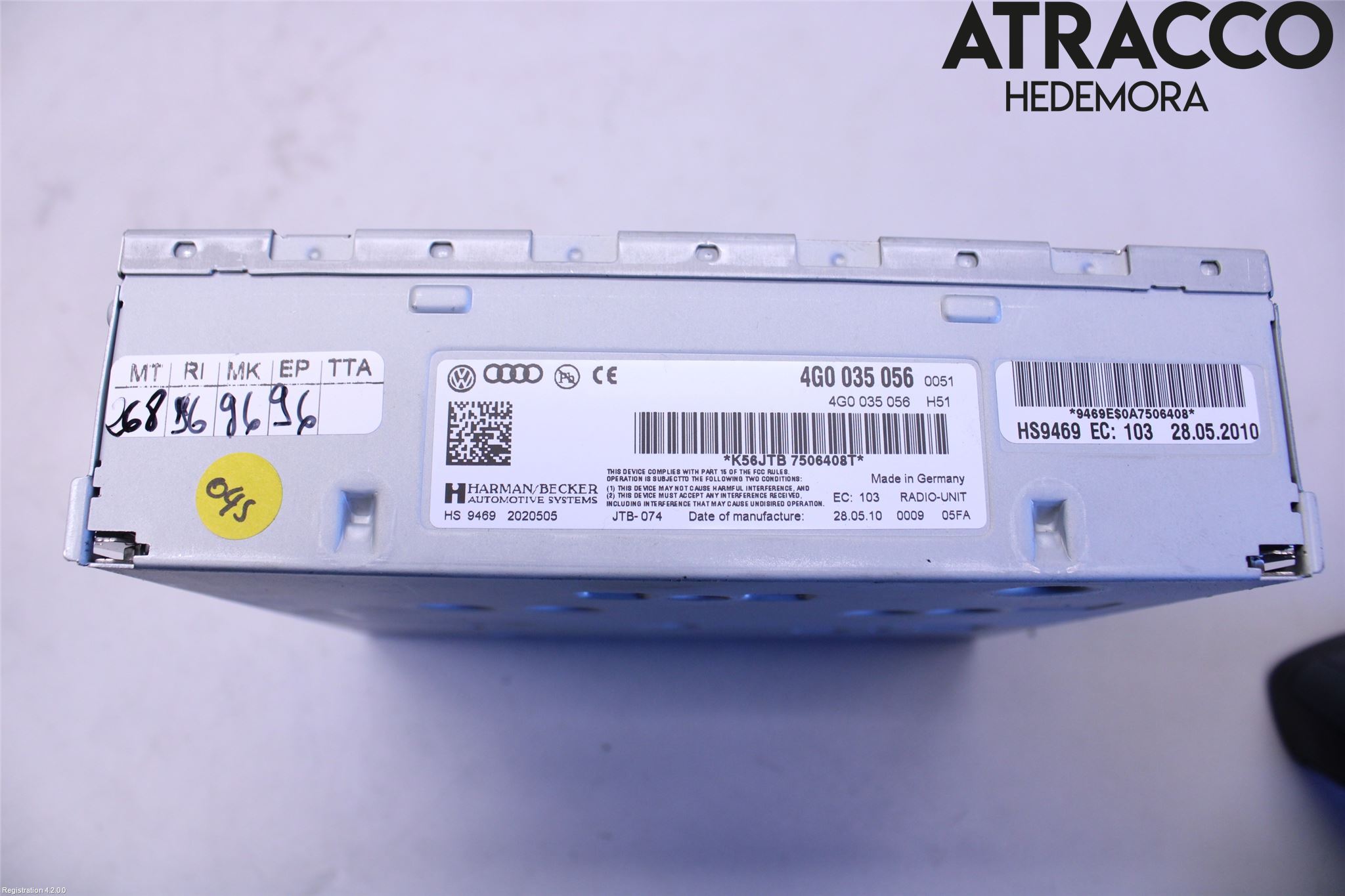 Audi A6/S6     05-11 Stereo Forsterker
