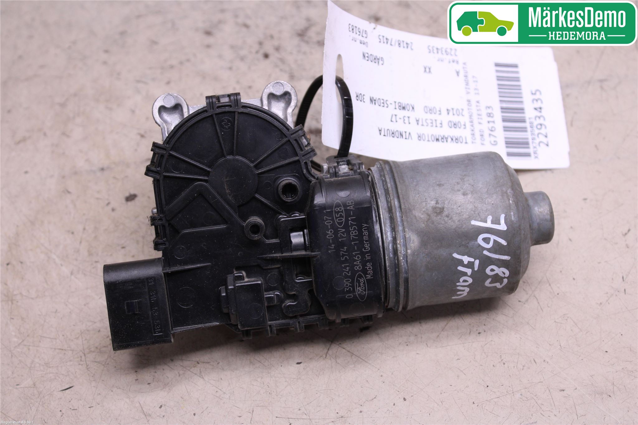 Ford FIESTA 13-17 Viskermotor Frontrute