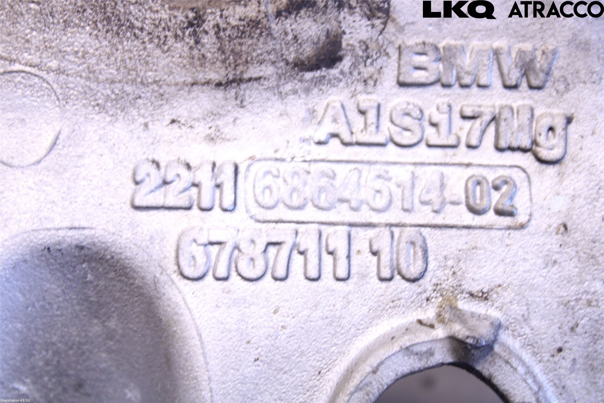 BMW X6 F16 14-19 Motor Feste Stål-Alu