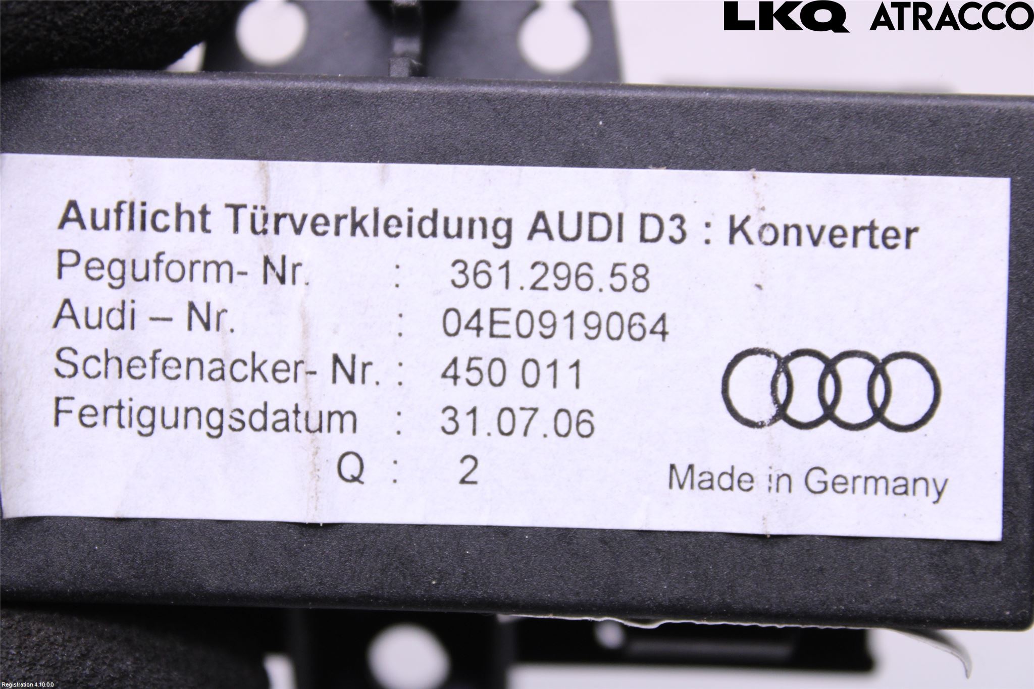 Audi A8/S8 4E  02-09 Styreenhet Dør