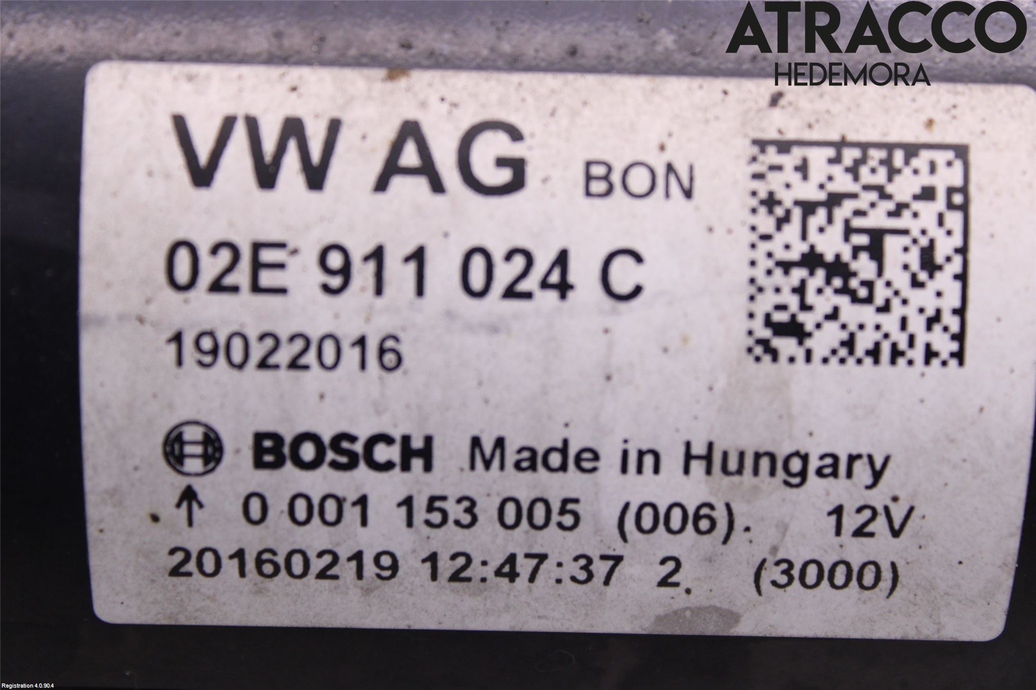 Volkswagen VW TIGUAN 07-16 Startmotor Diesel