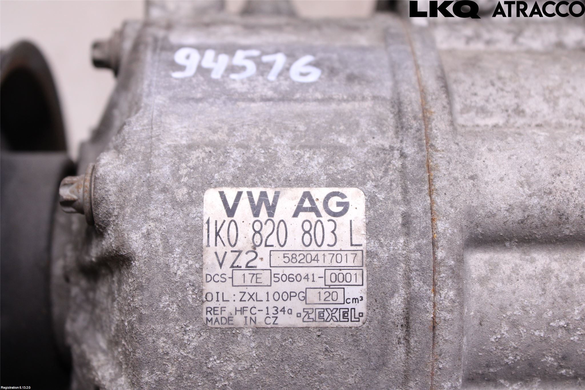 Volkswagen VW PASSAT 05-11 Varme Ac Kompressor