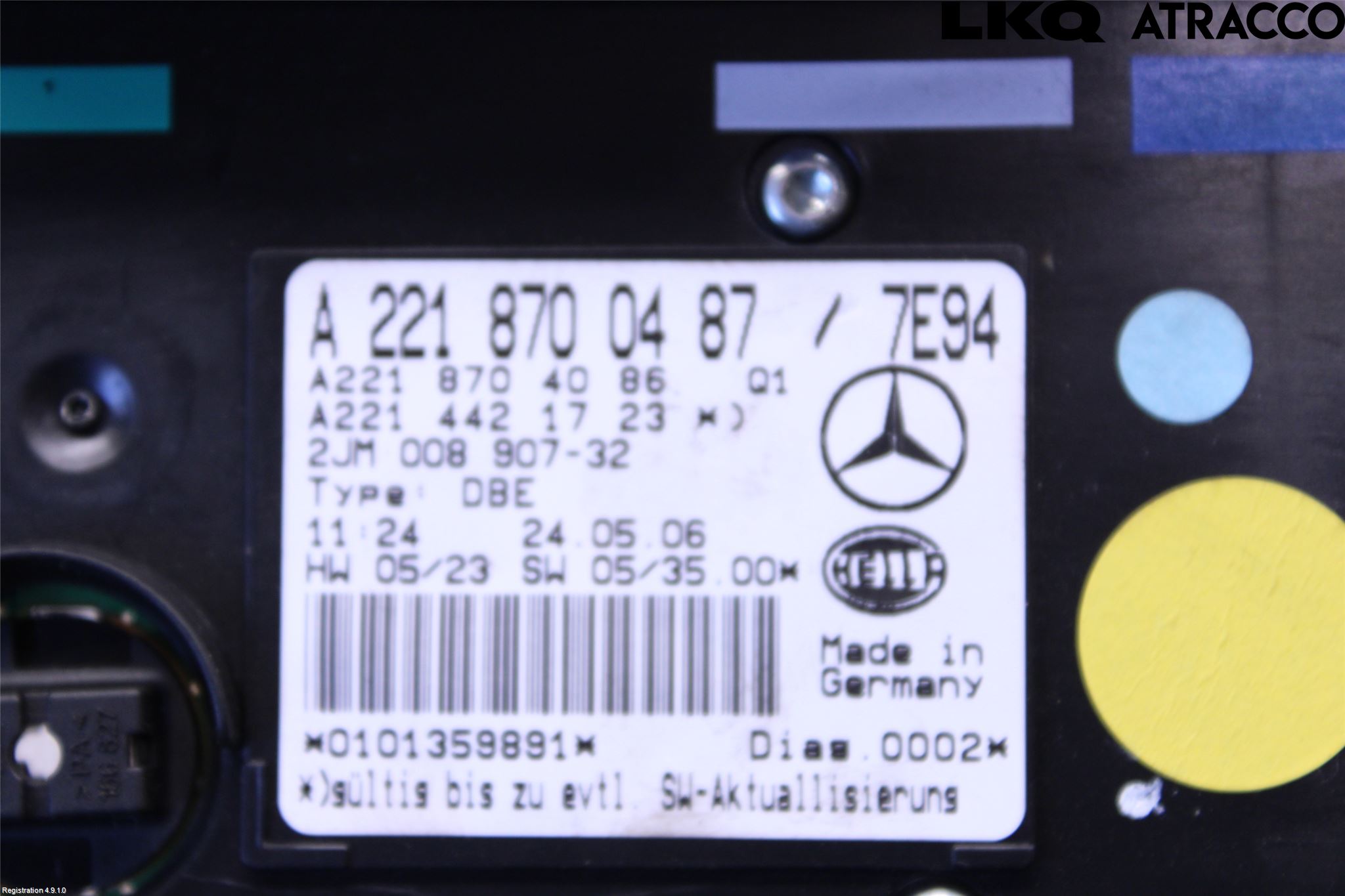 Mercedes-Benz MB S-KLASS (W221) 05-13 Innr Taklys