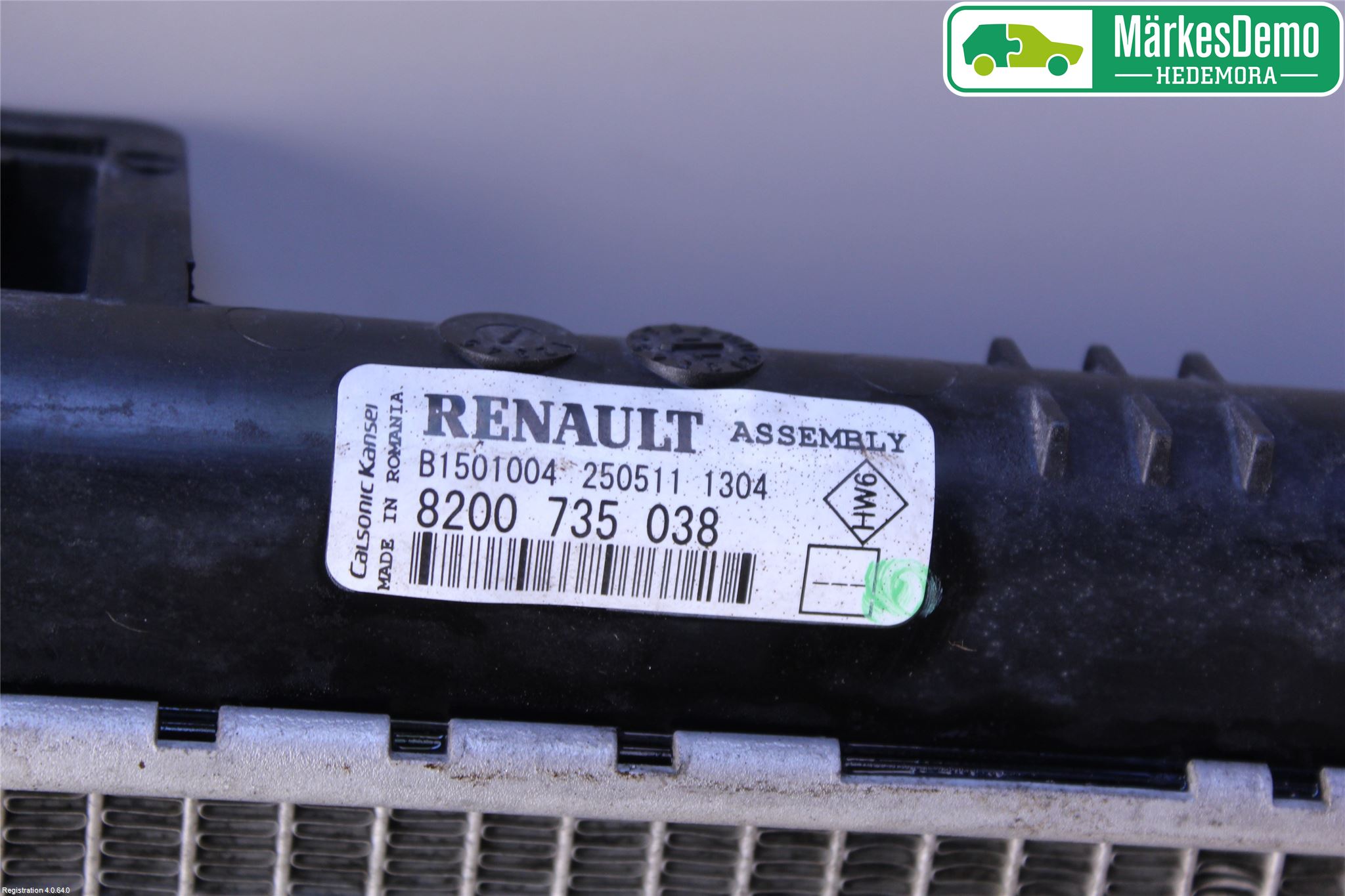 Dacia LOGAN MCV/STEPWAY Radiator Manuell