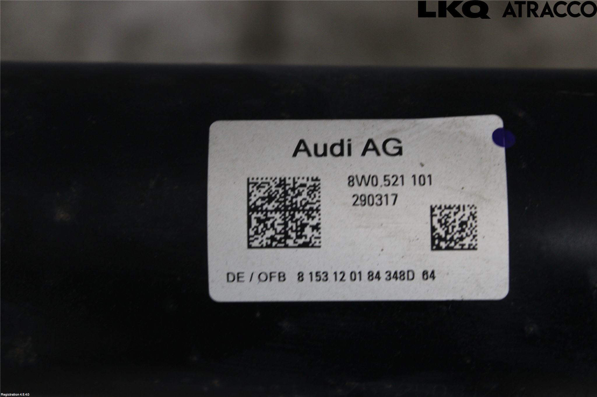 Audi A5 17- Mellomaksel Kompl