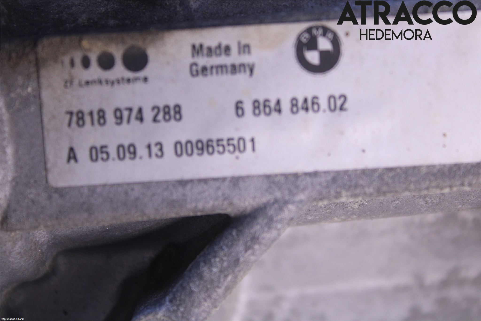 BMW 5 F10/F11/F18 09-17 Styrväxel/Snäcka Elektrisk