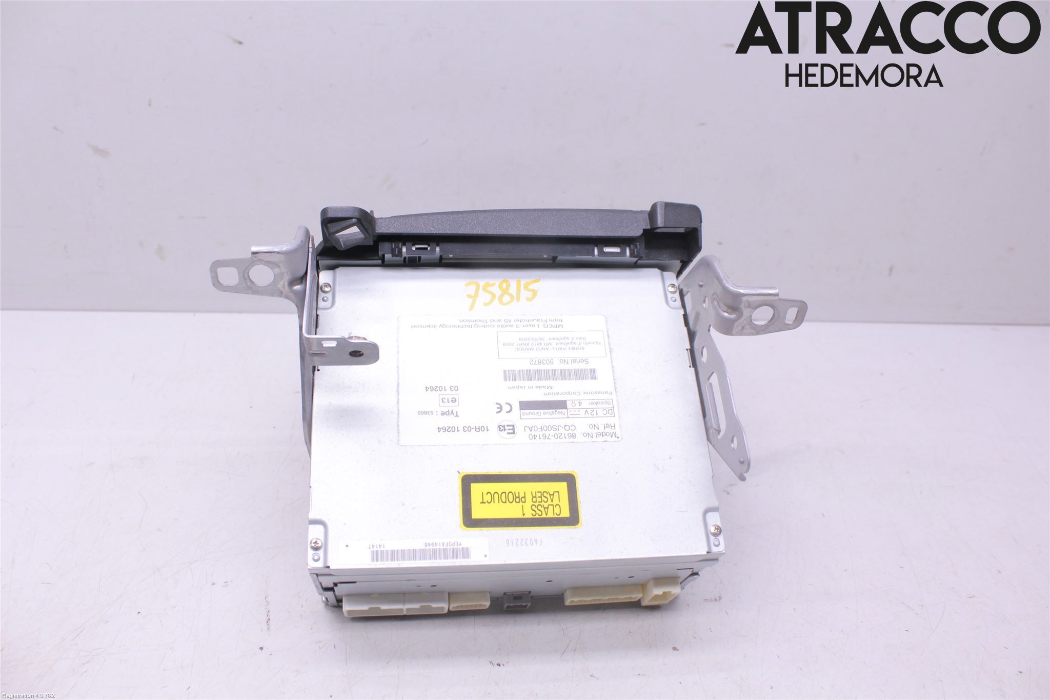 Lexus CT 200h Stereo Radio Med Cd