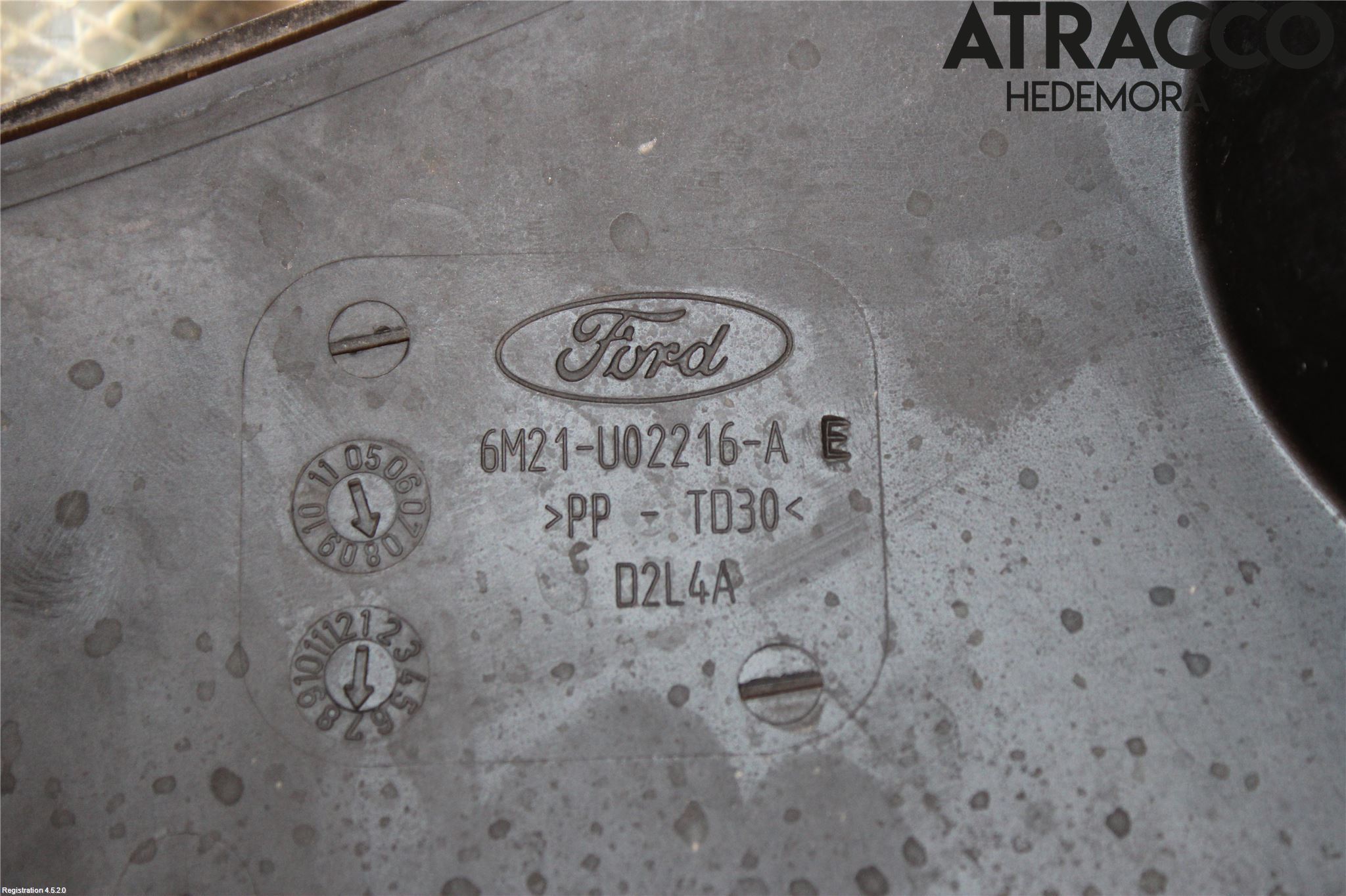 Ford S-MAX 06-15 Visker Deksel-Grill-Under Frr