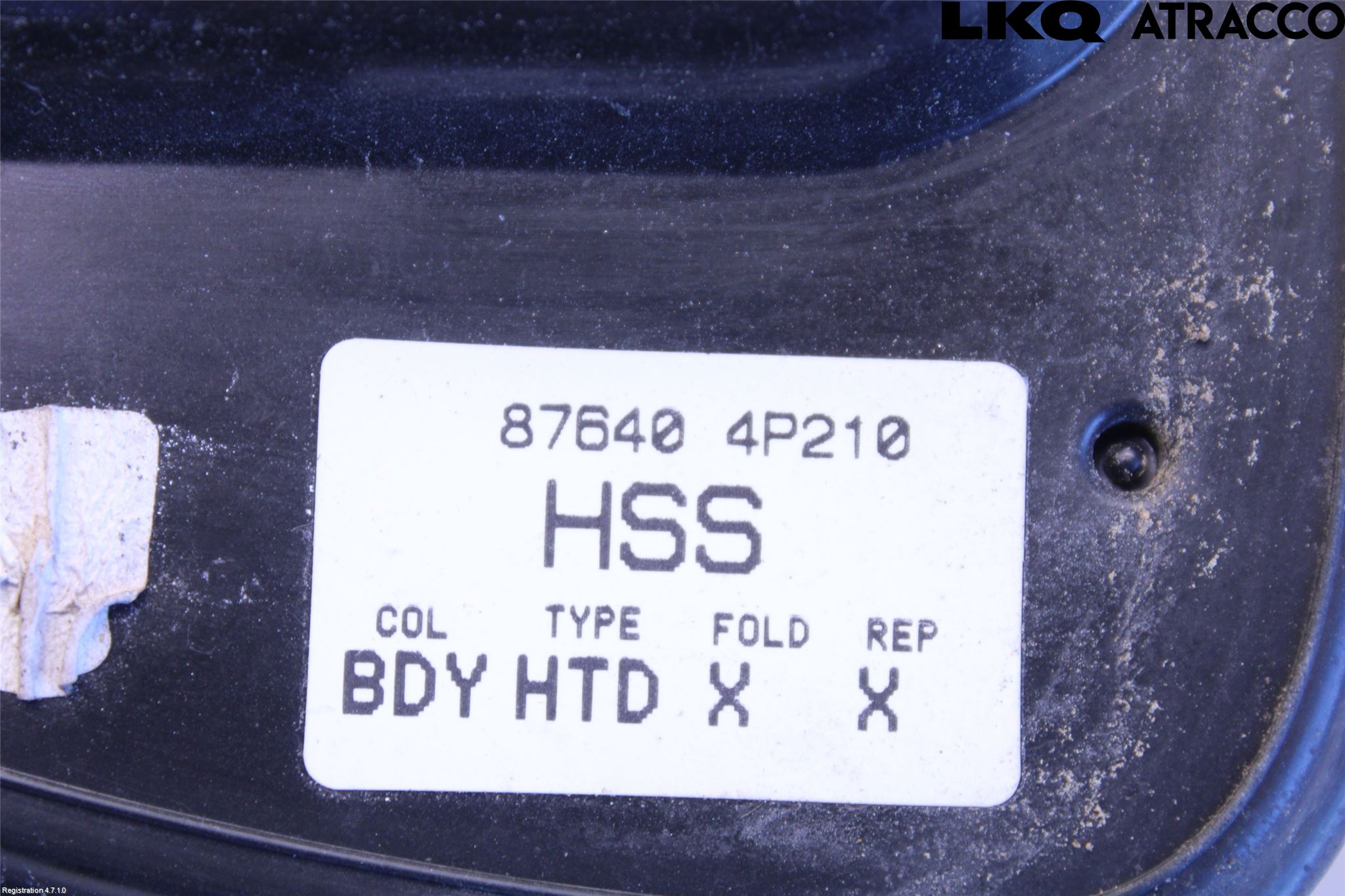 Hyundai i20 PB 09-14 Speil H M-El Justering