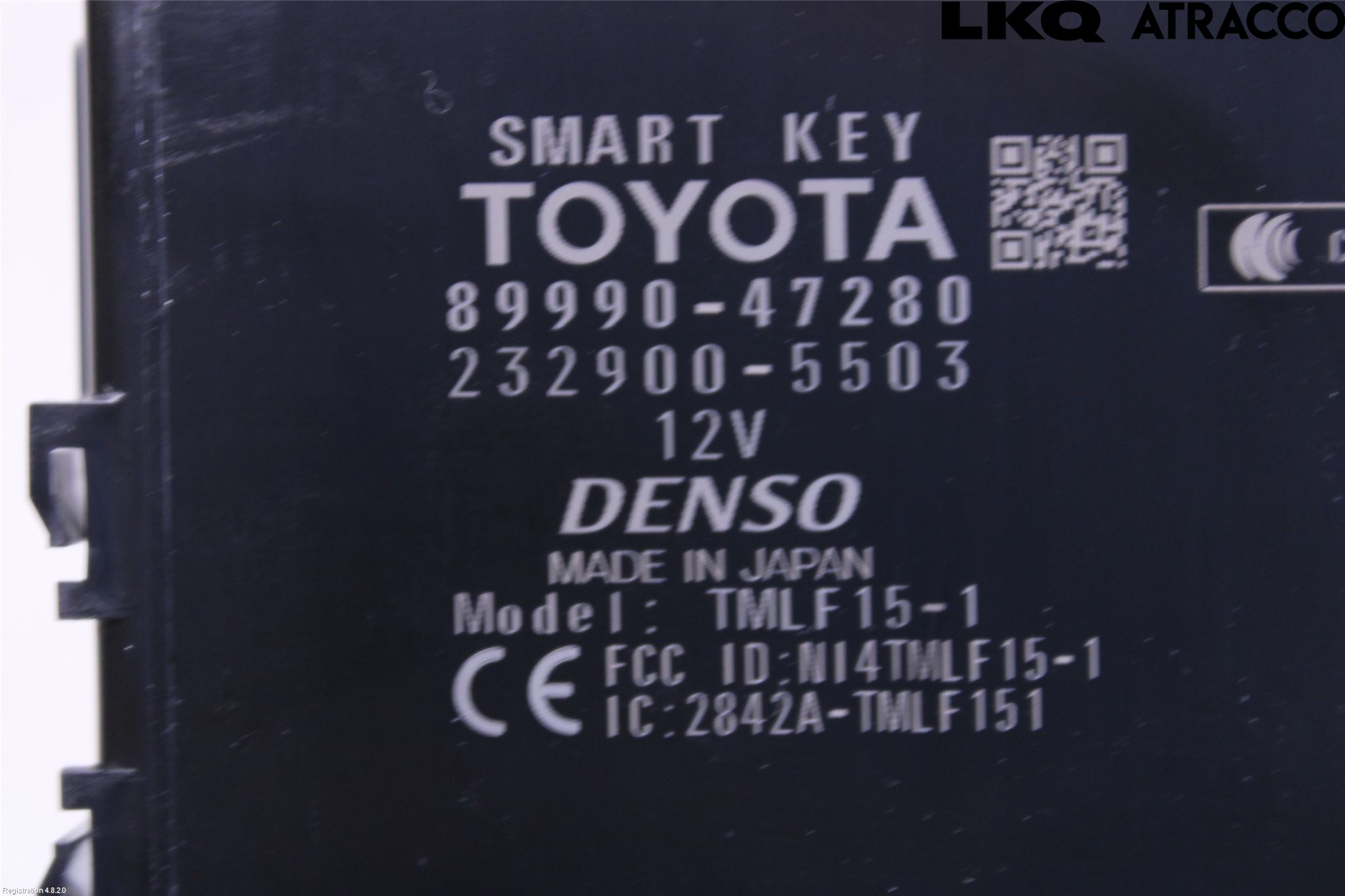 Toyota PRIUS (ZVW50) 16-21 Styrenhet Nyckellös System