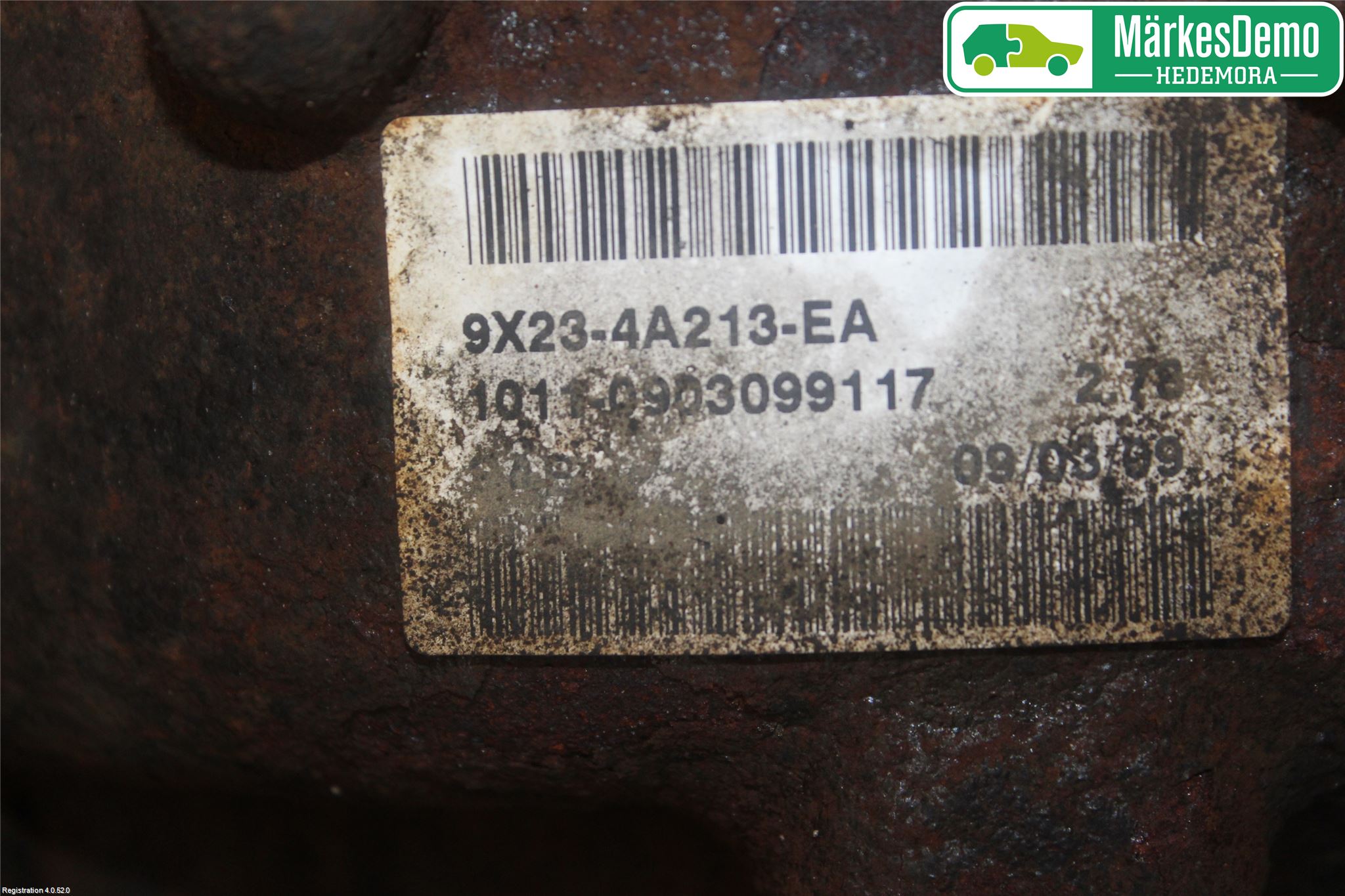Jaguar XF 08-15 Bakaksel Kardang Bak -Diff