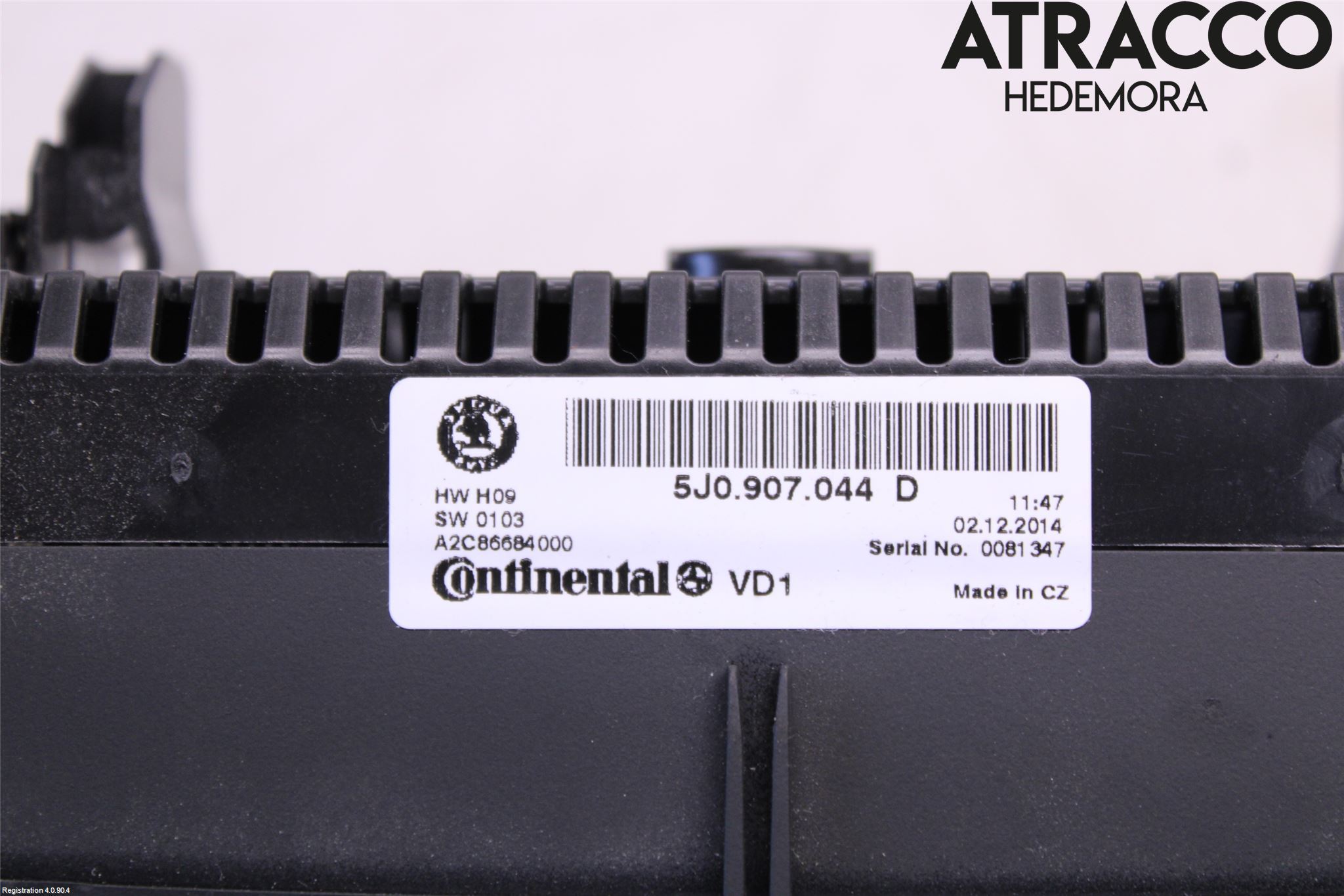 Skoda FABIA 07-14 Varme Ac Betjening-Display