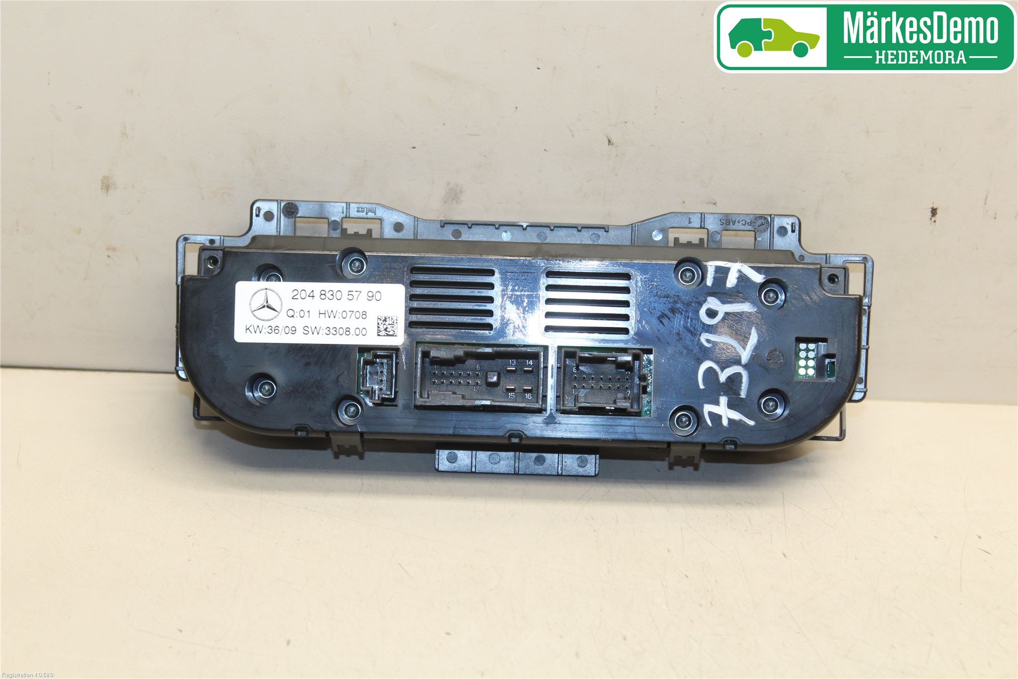 Mercedes-Benz MB C-KLASS (W204) 07-15 Varme Ac Betjening-Display