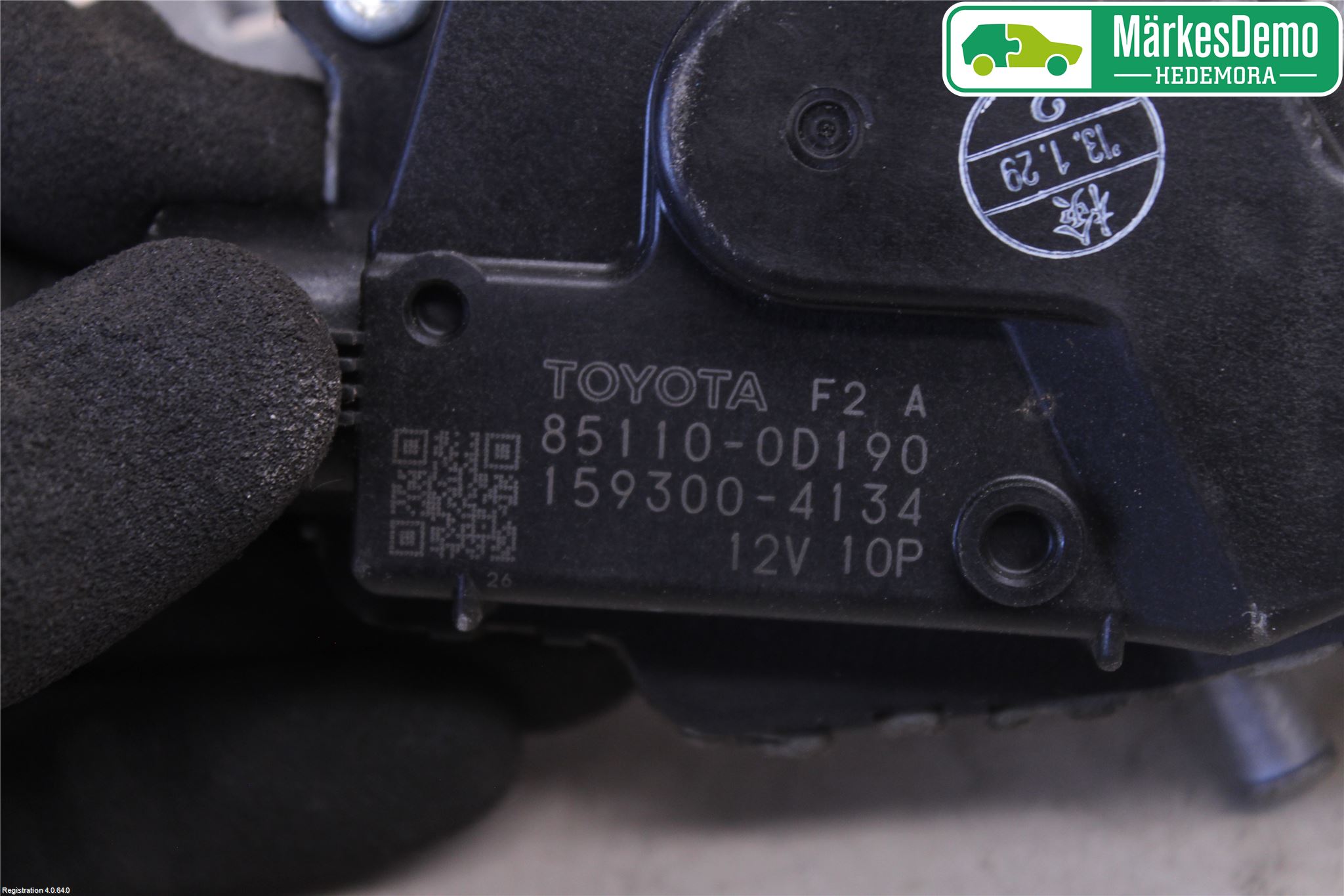 Toyota YARIS XP130 12-14 Viskermotor Frontrute