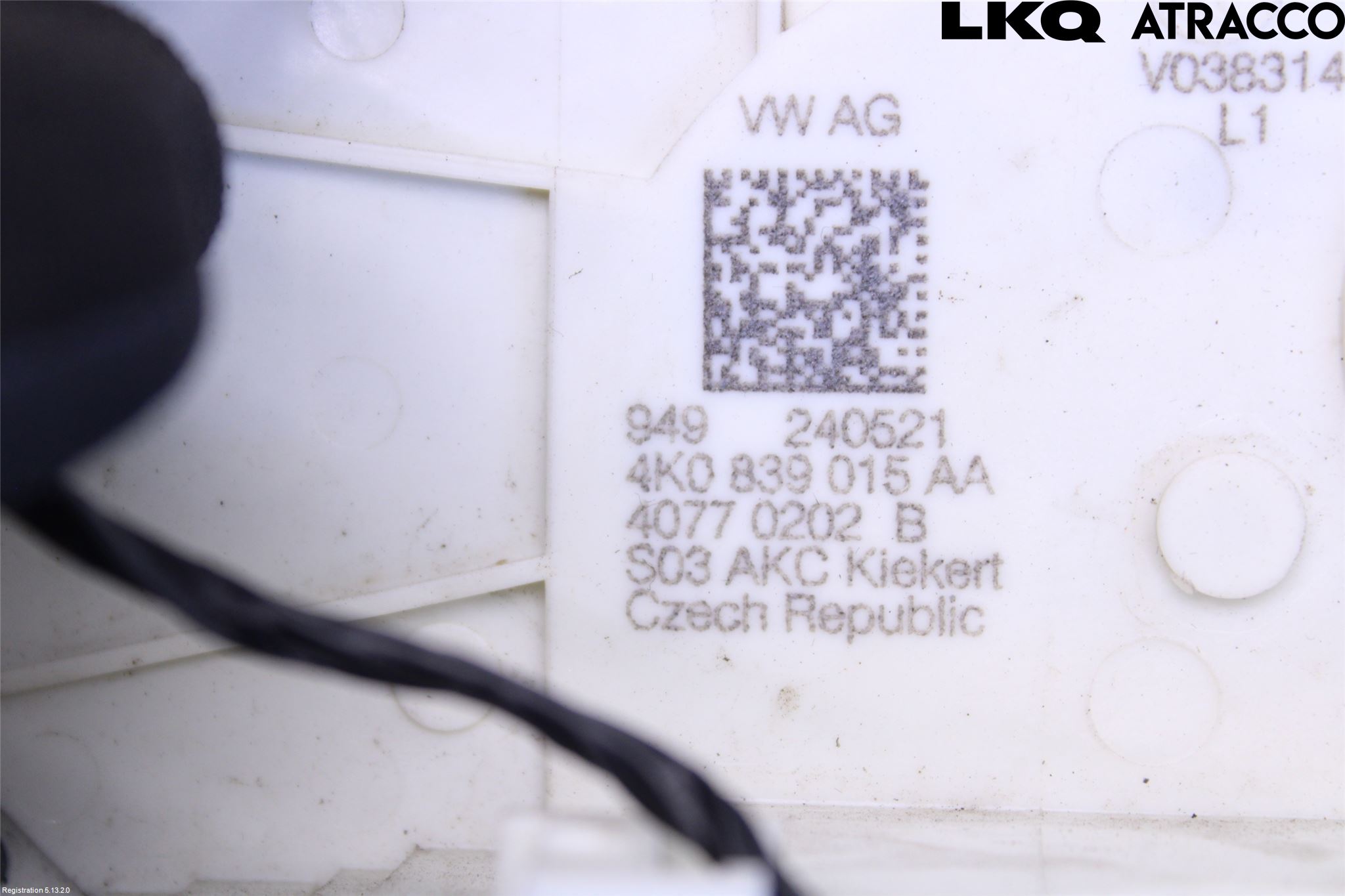 Volkswagen VW ID.4 21- Dørlås - Låsekasse