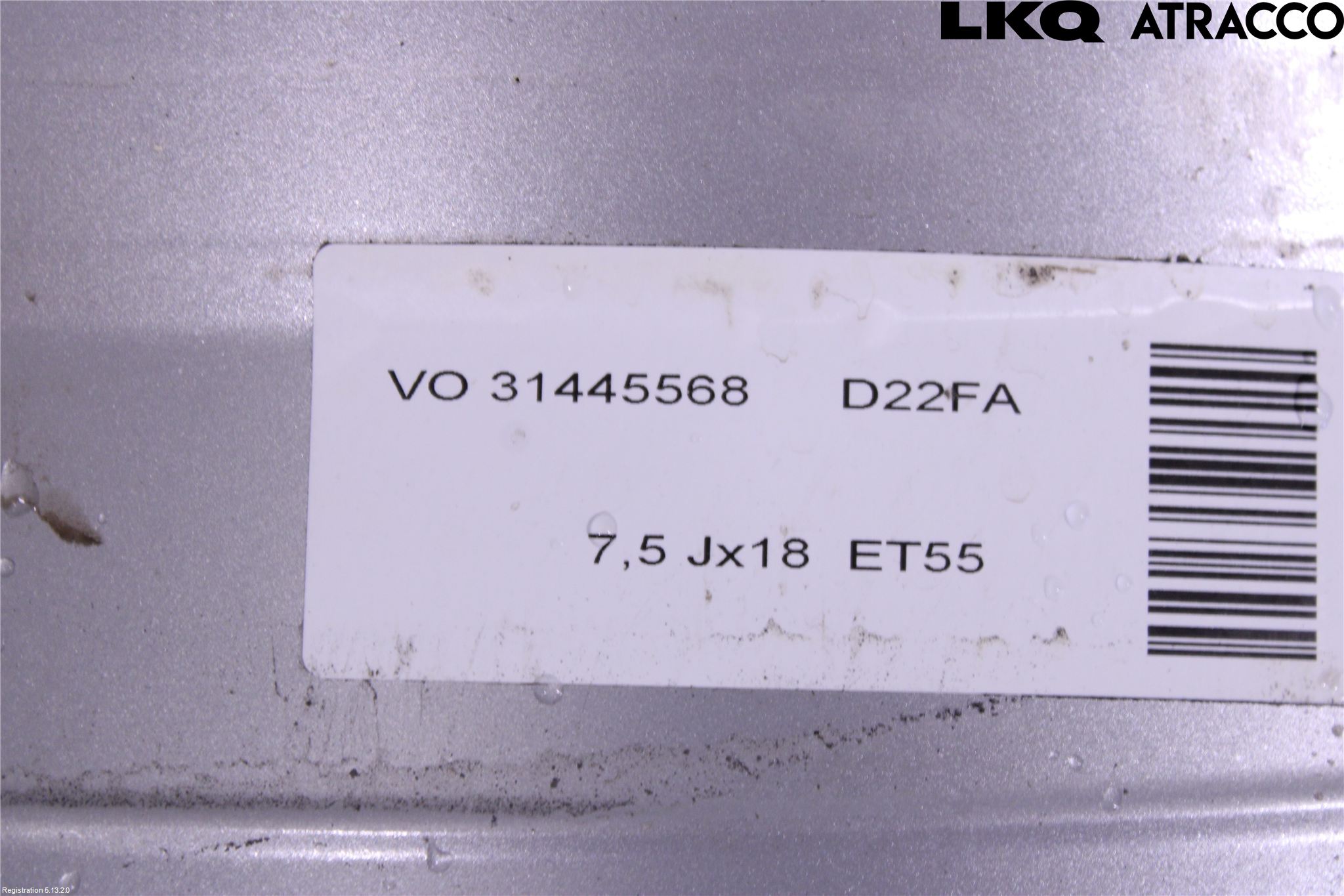 Volvo XC60 14-17 Felg Aluminium