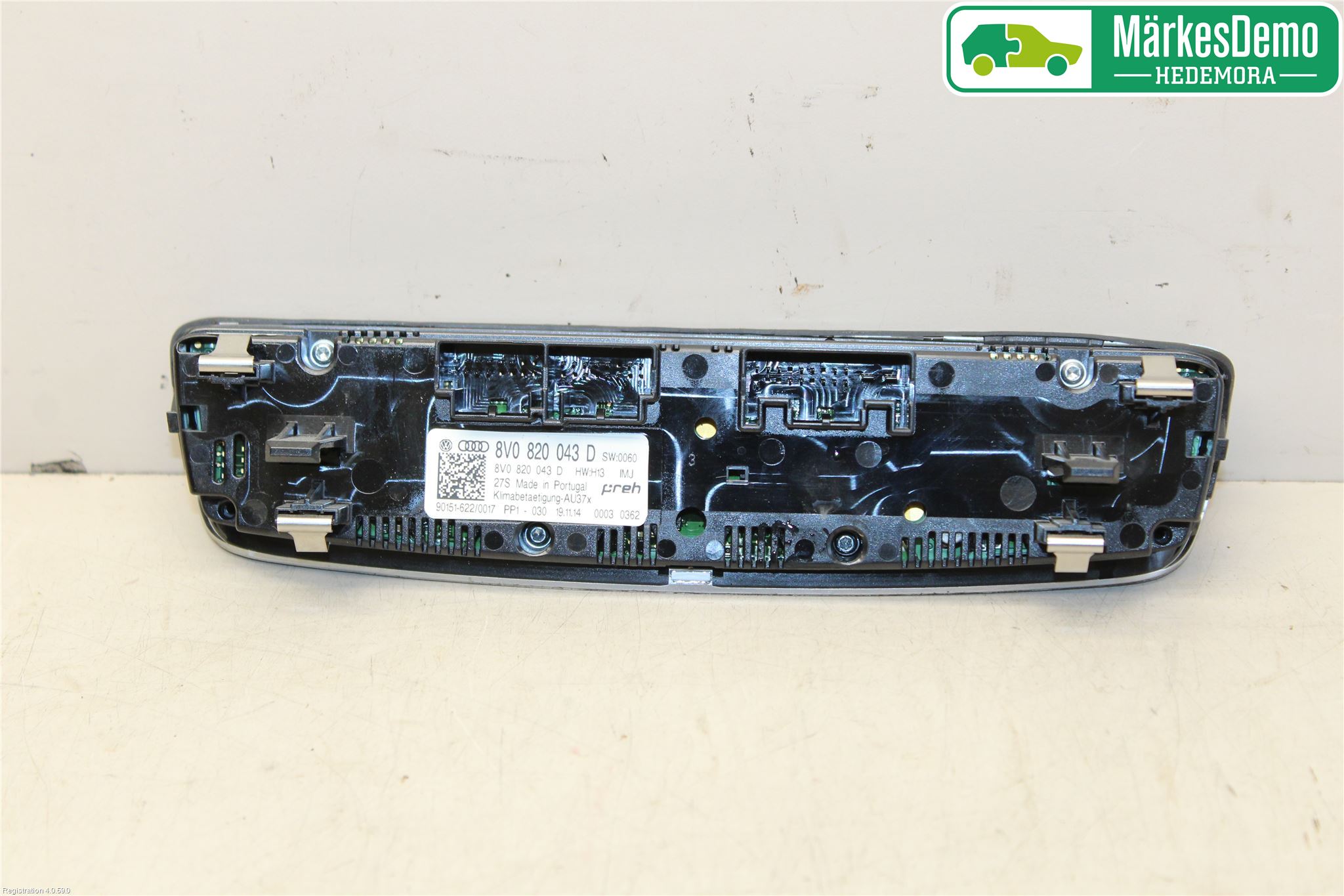Audi A3/S3 8V 13-20 Varme Ac Betjening-Display