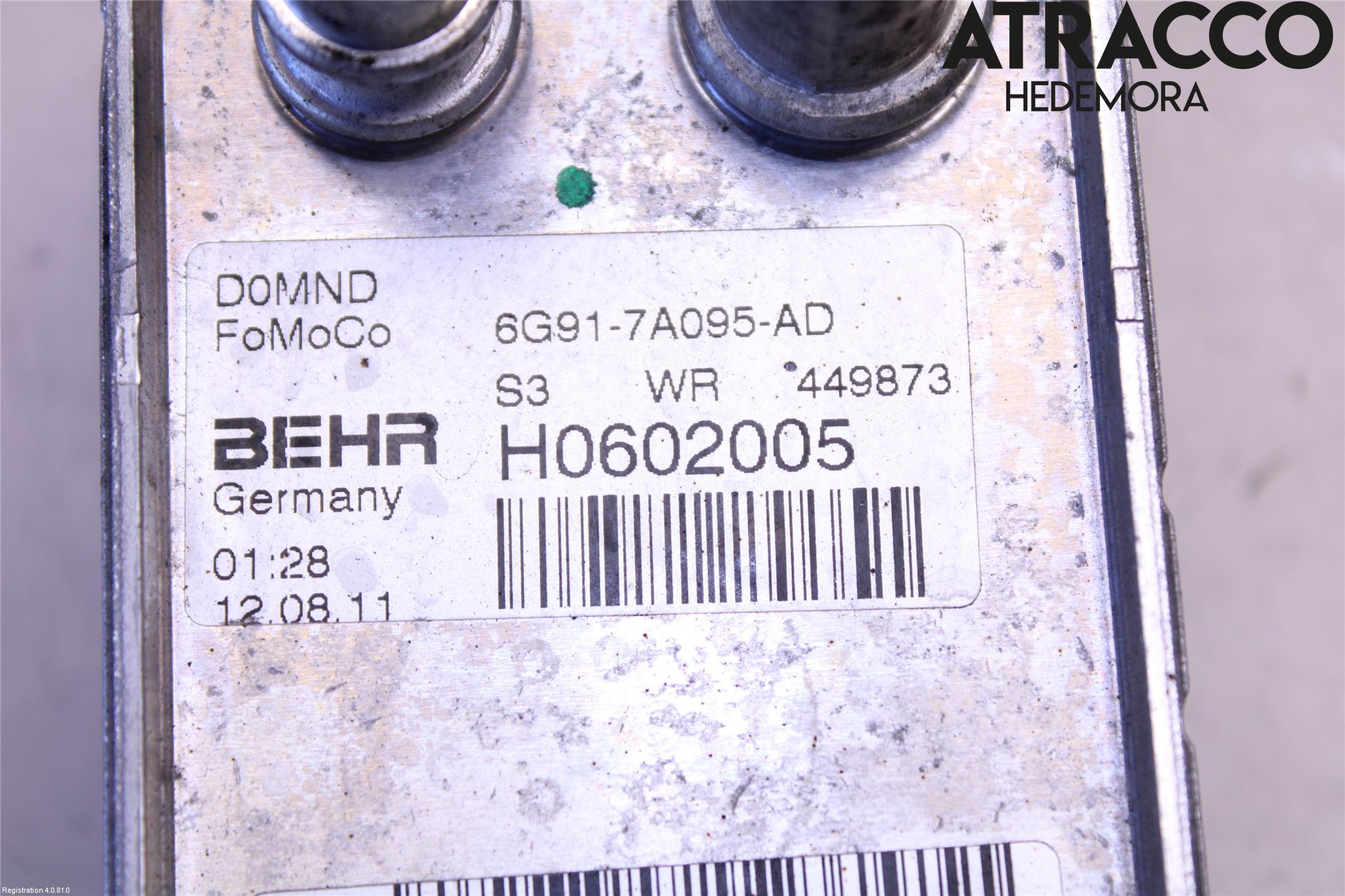 Ford S-MAX 06-15 Radiator Oljekjøler Automatgea