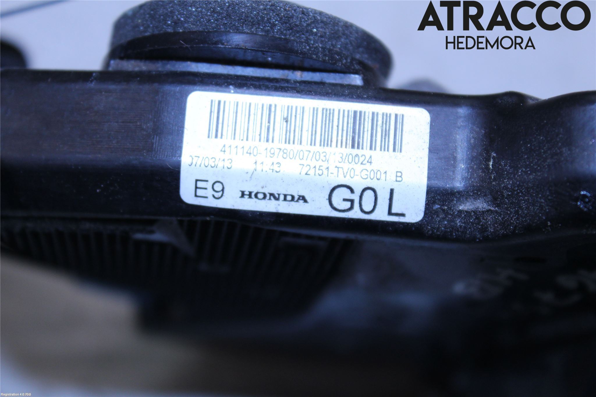 Honda CIVIC 12-16 Dørlås - Låsekasse