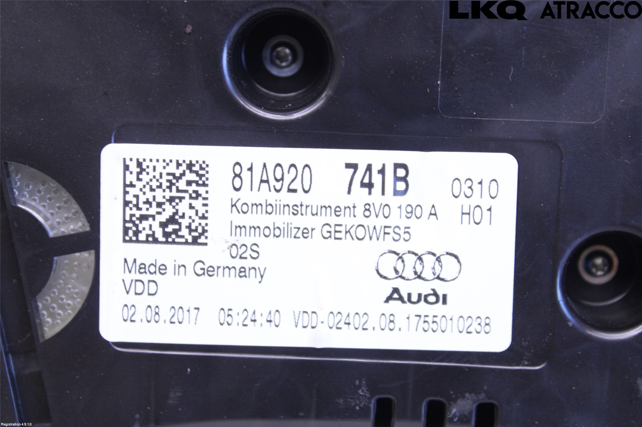 Audi Q2/SQ2 17- Instr Kombinert