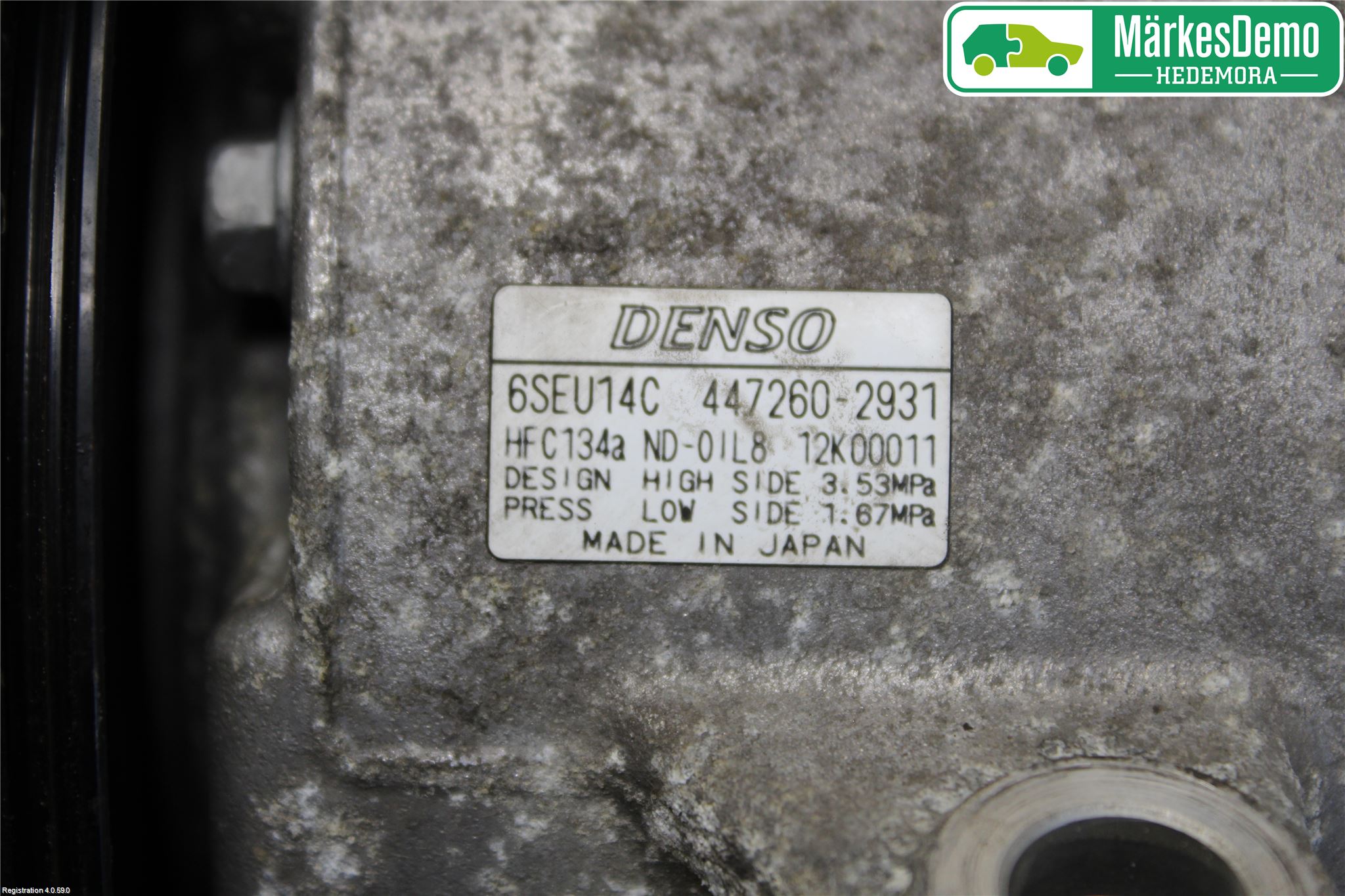 Toyota RAV 4 06-12 Varme Ac Kompressor