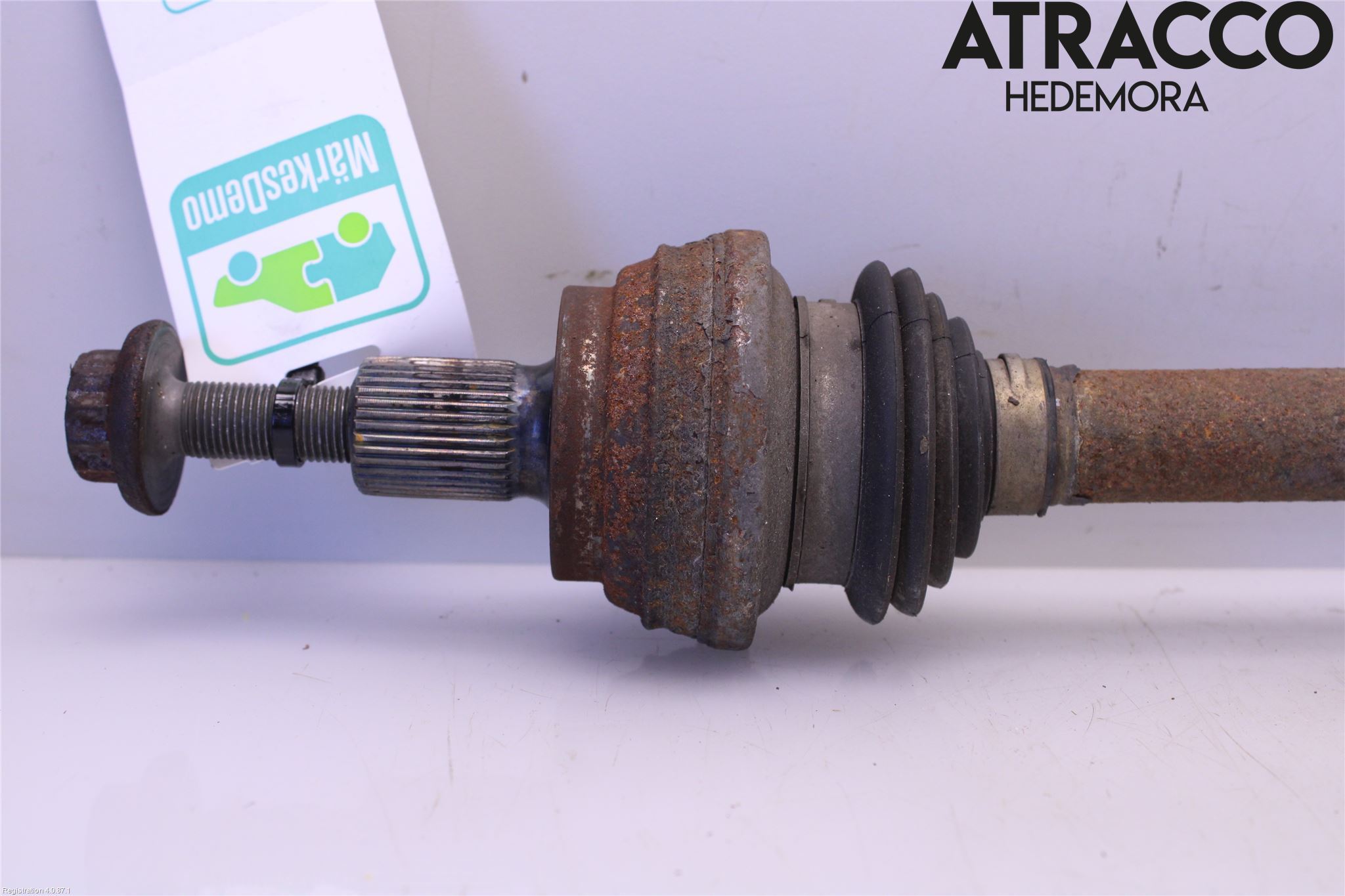 Audi A3/S3 8V 13-20 Drivaksel Bak Kompl Høyre