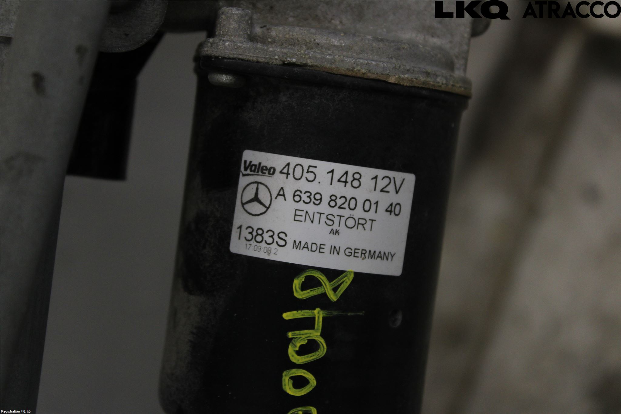 Mercedes-Benz MB VITO/VIANO (W639) 04-14 Viskeroverføring Frontrute