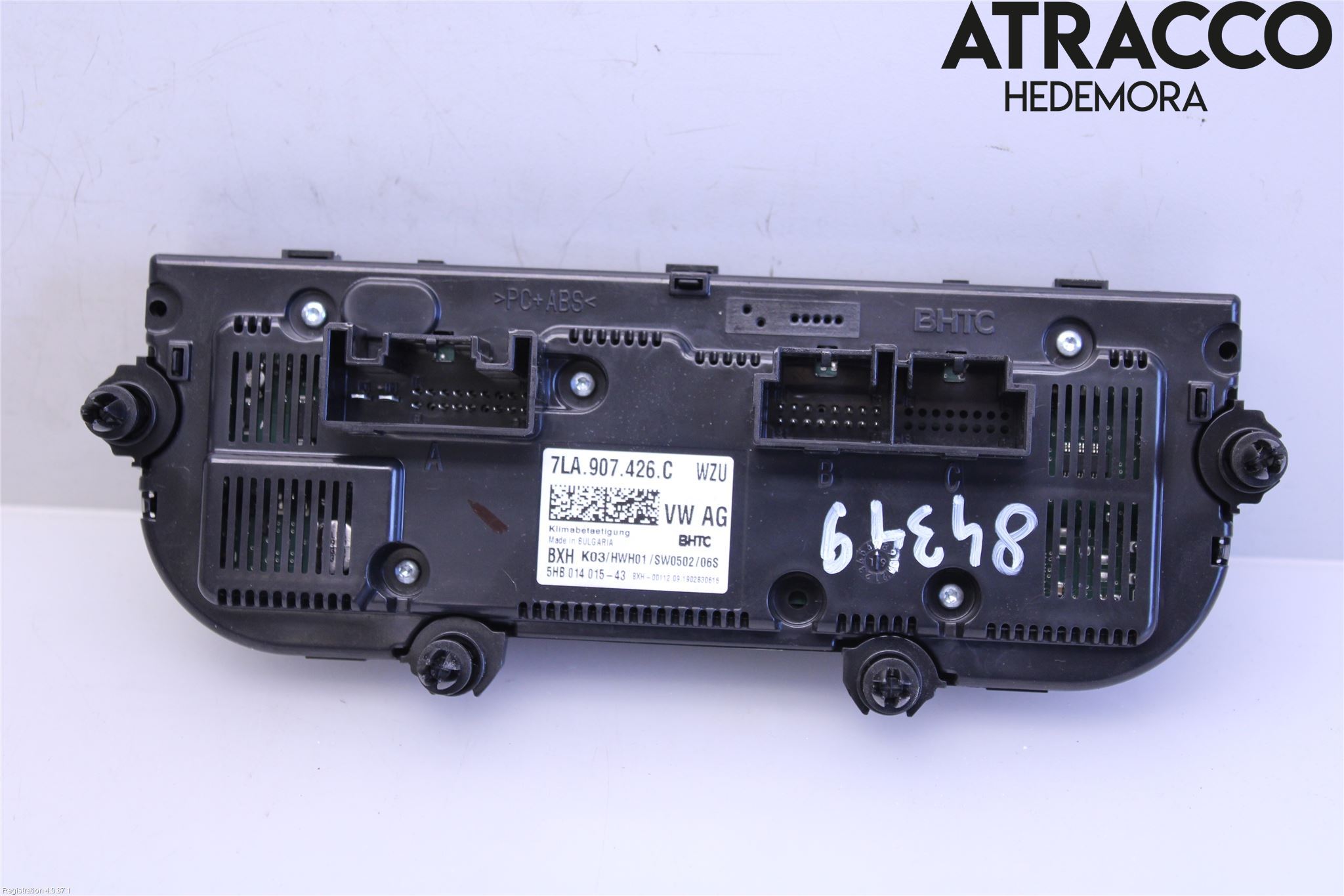 Volkswagen VW TRANSP/CARAVELLE (T6) 16-22 Varme Ac Betjening-Display