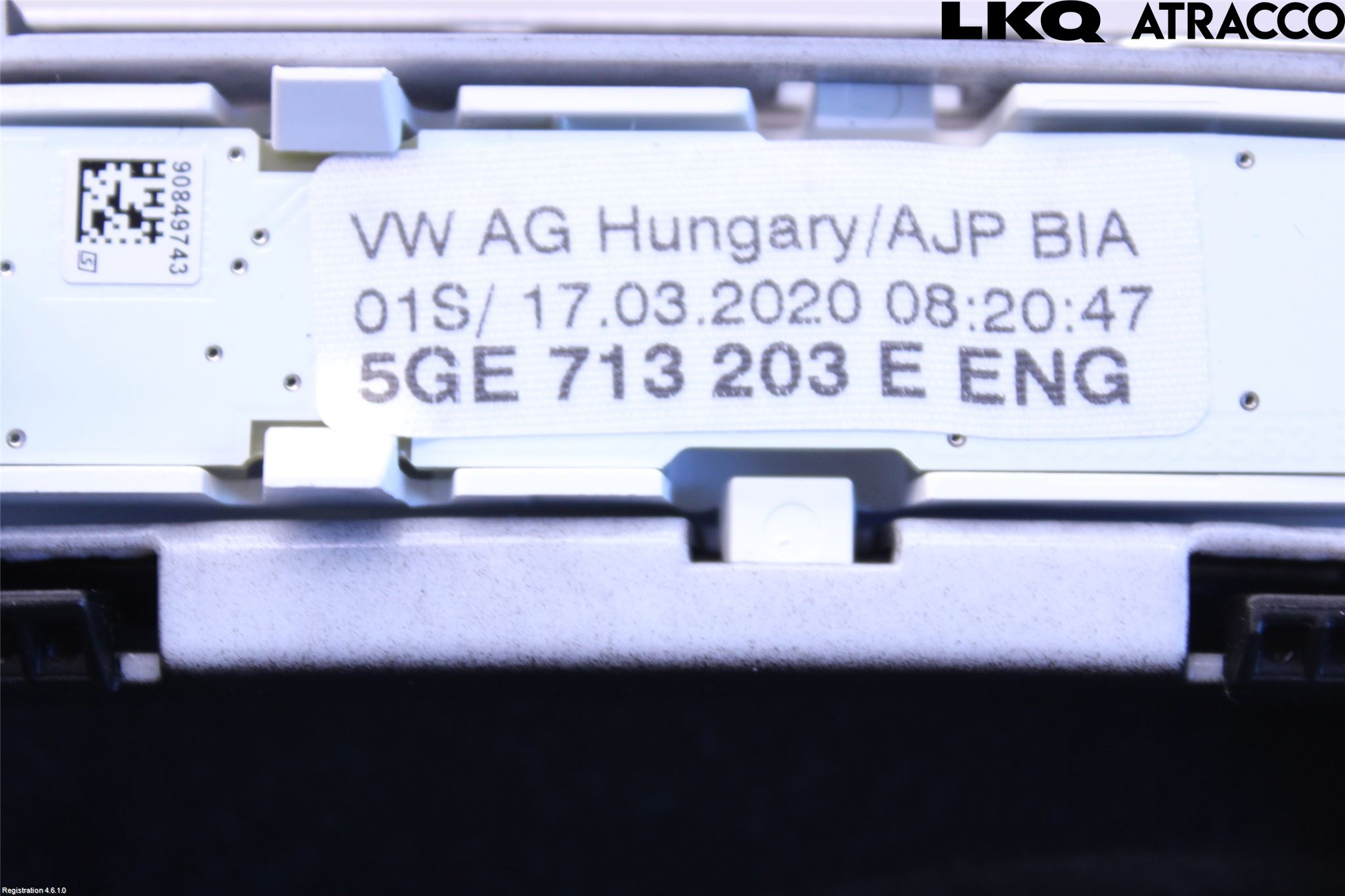 Volkswagen VW GOLF / E-GOLF VII 13-20 Gearspak Mansjett