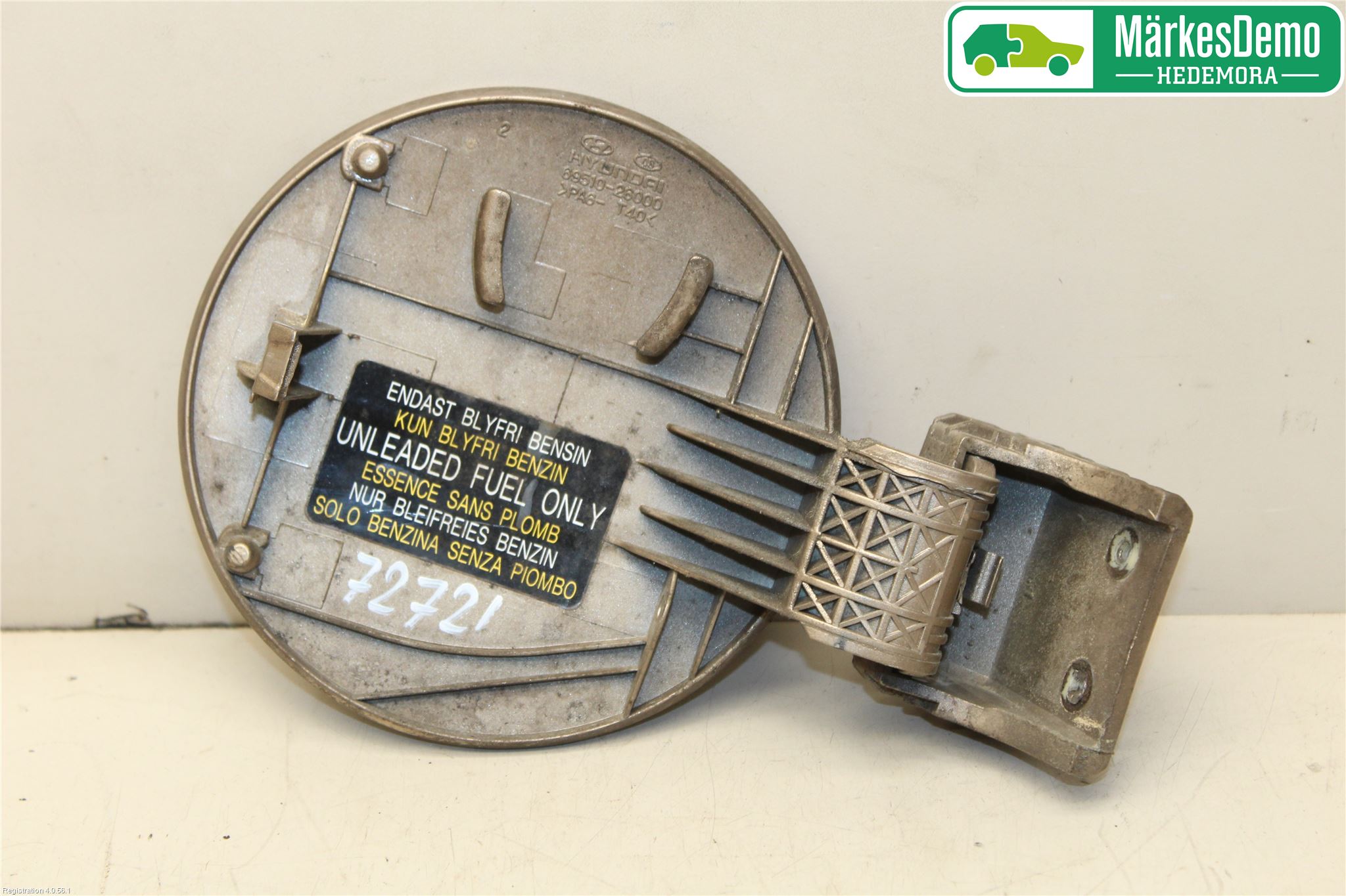 Hyundai SANTA FE  00-06 Drivstoff Tankluke