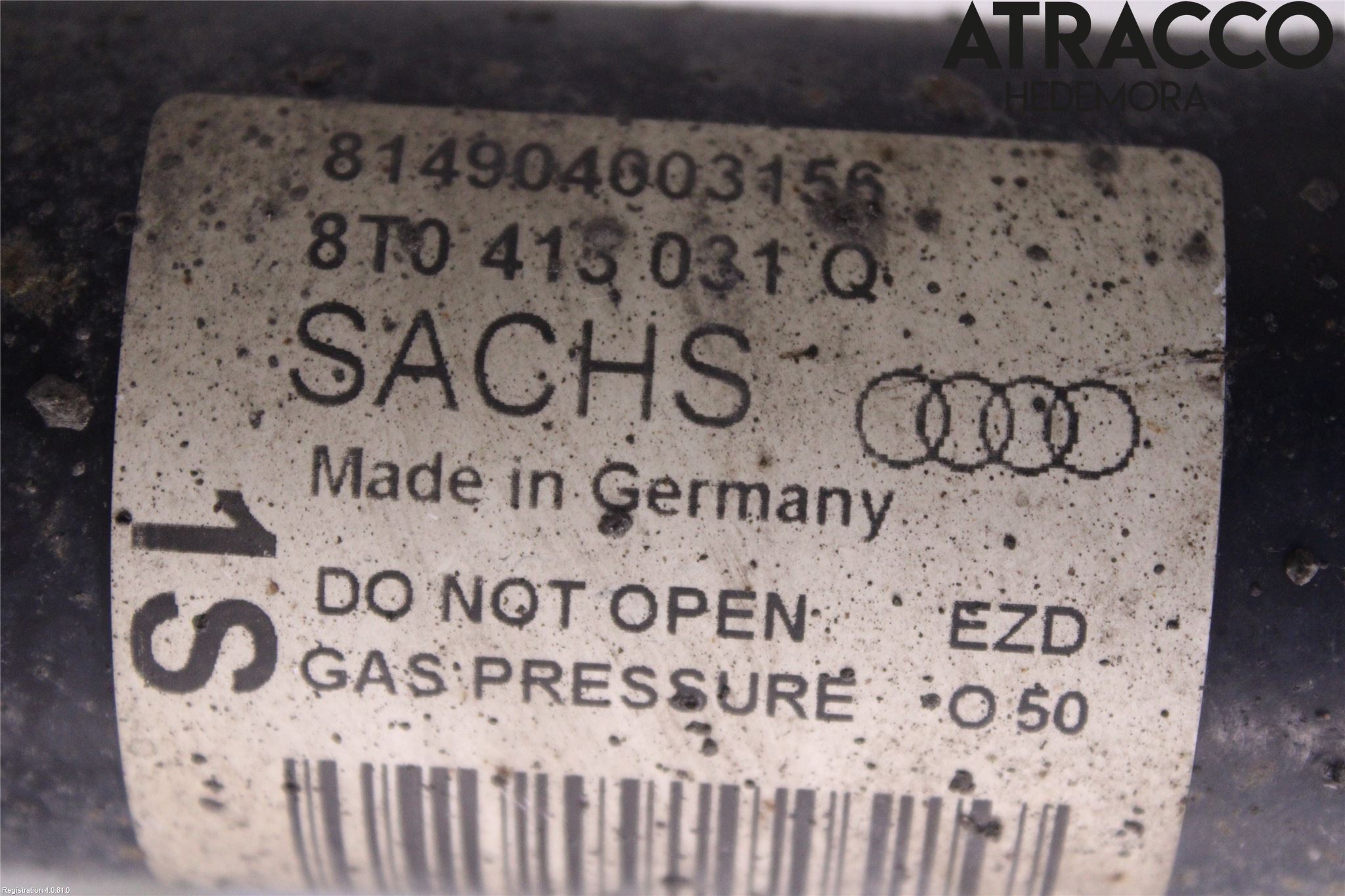 Audi A5 07-16 Fjærbein Foran Høyre