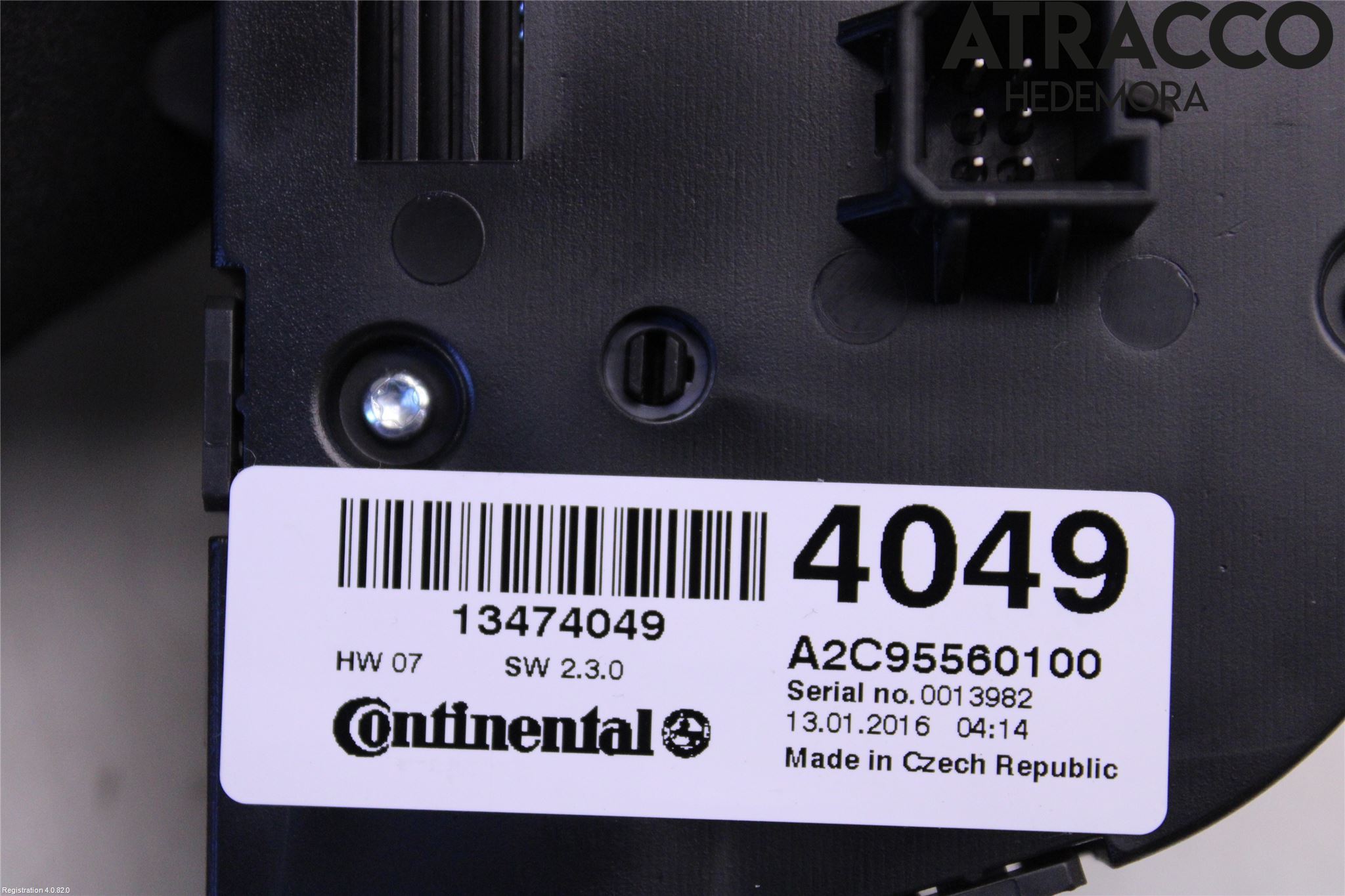 Opel MOKKA 13-20 Varme Ac Betjening-Display