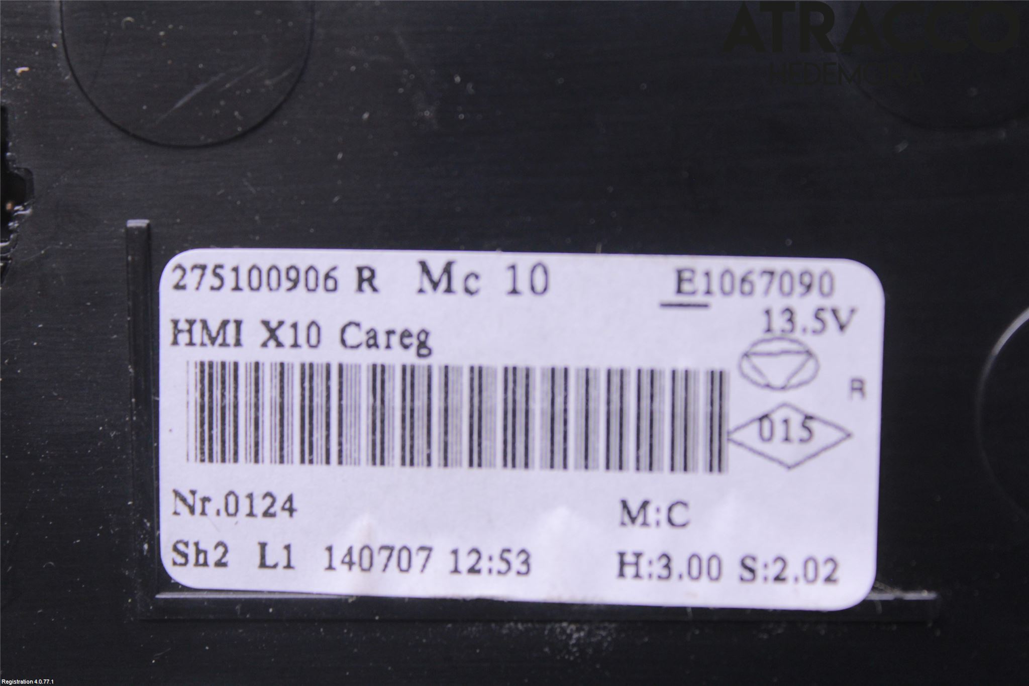 Renault ZOE/E-TECH 13- Varme Ac Betjening-Display
