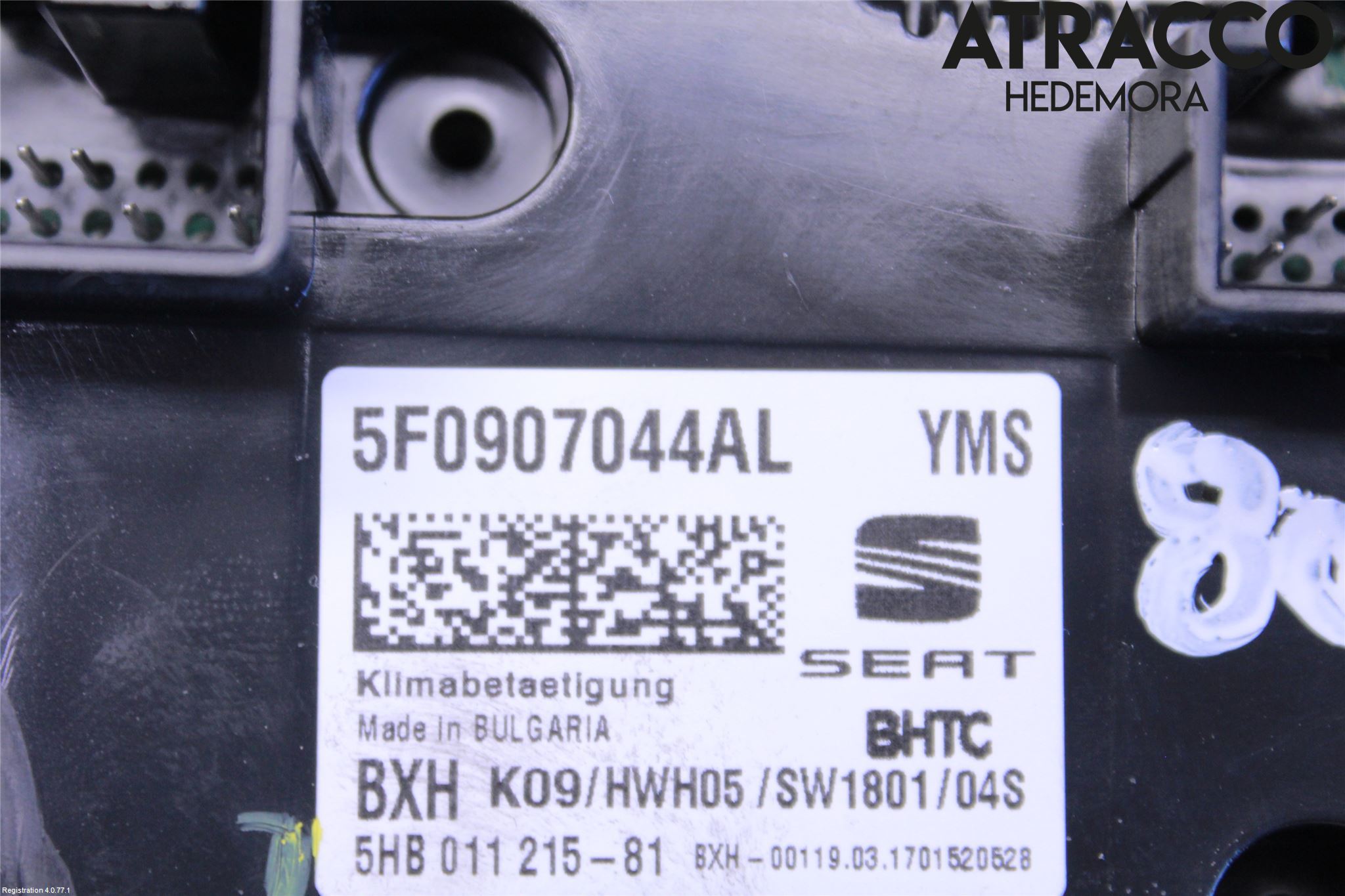Seat LEON 13-20 Varme Ac Betjening-Display