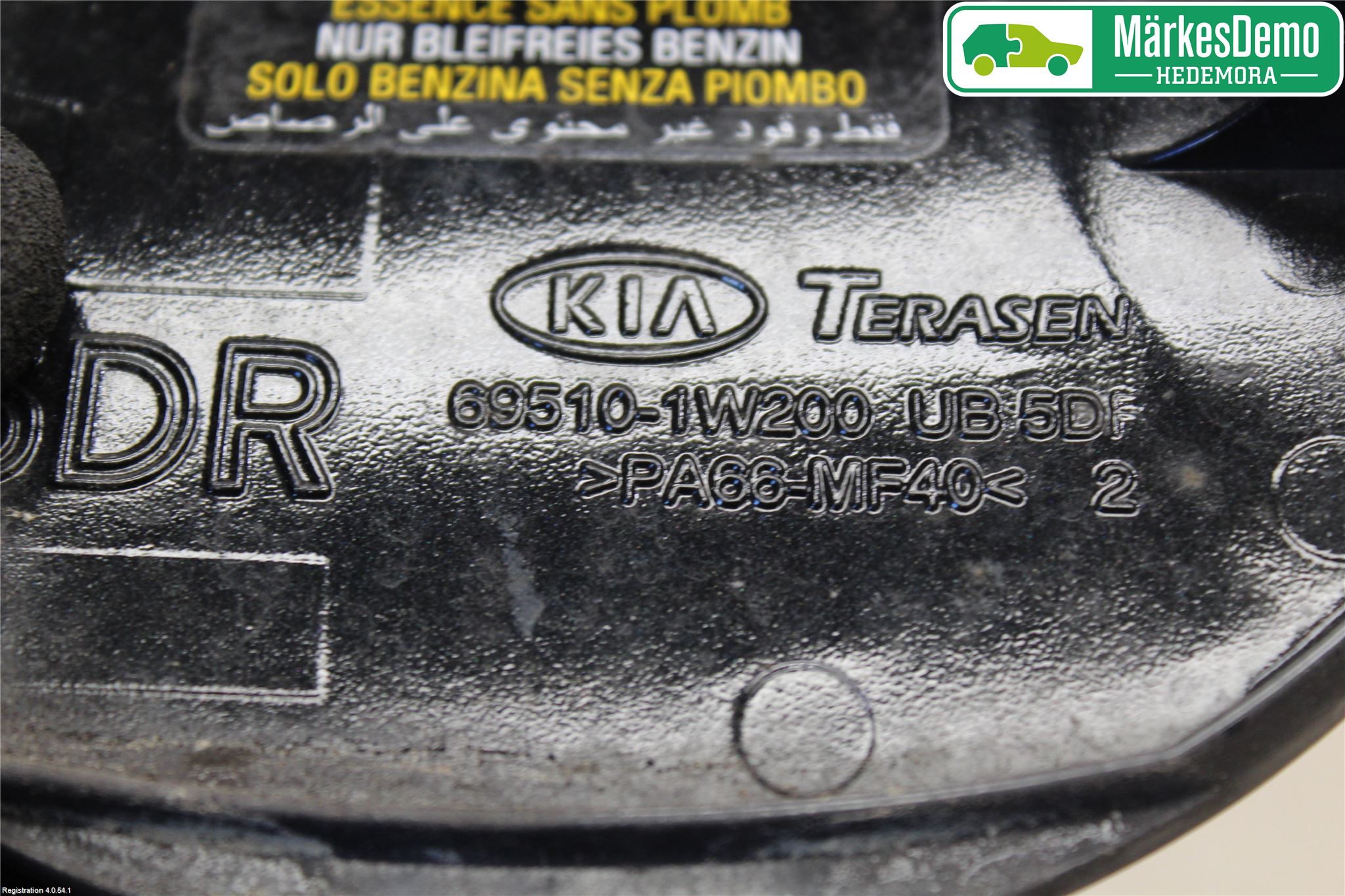 Kia RIO 12-16 Drivstoff Tankluke