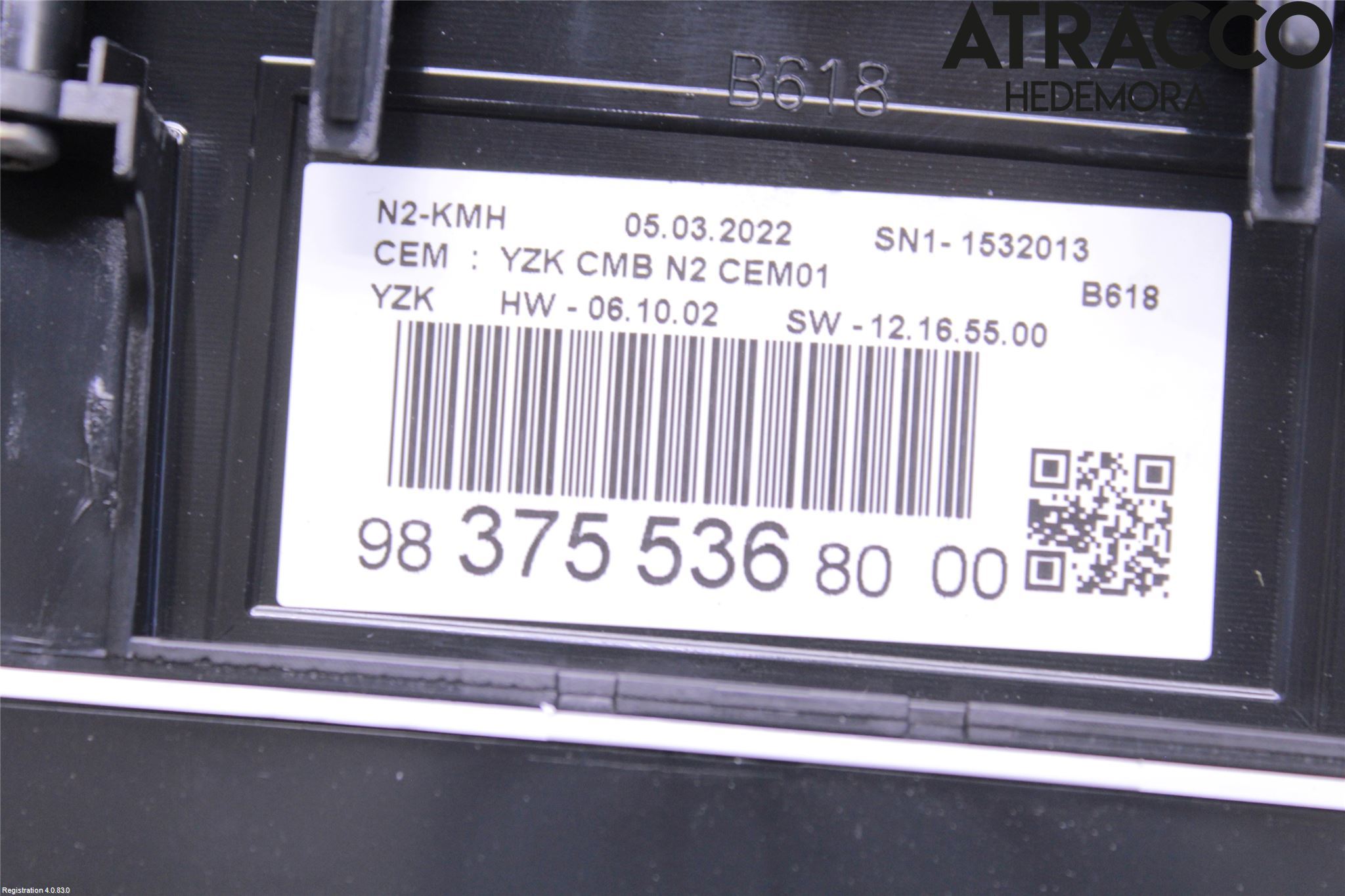 Citroen COTROEN C3 17-24 Instr Kombinert
