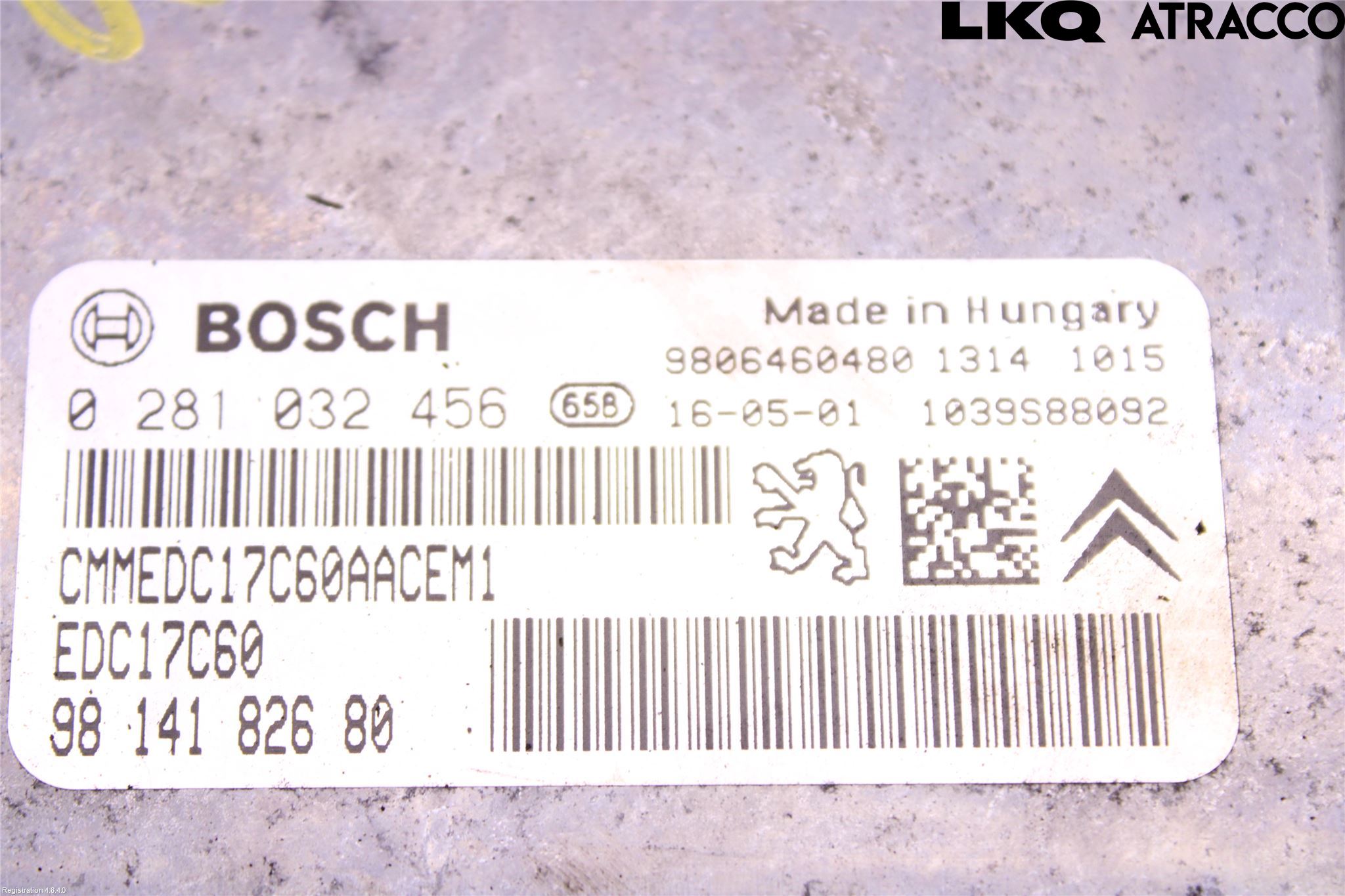 Peugeot 308 14-21 Styreenhet Dieselpumpe