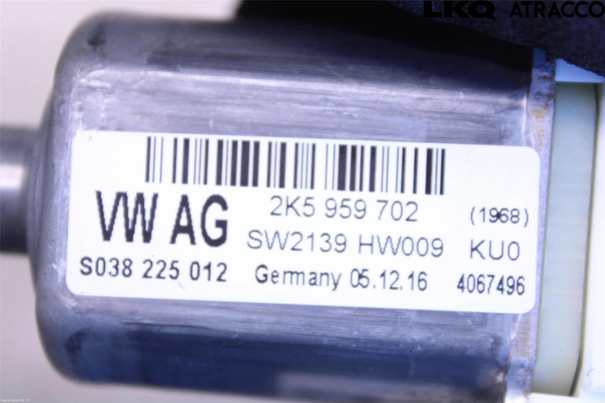 Volkswagen VW CADDY 16-20 Vindusheismotor