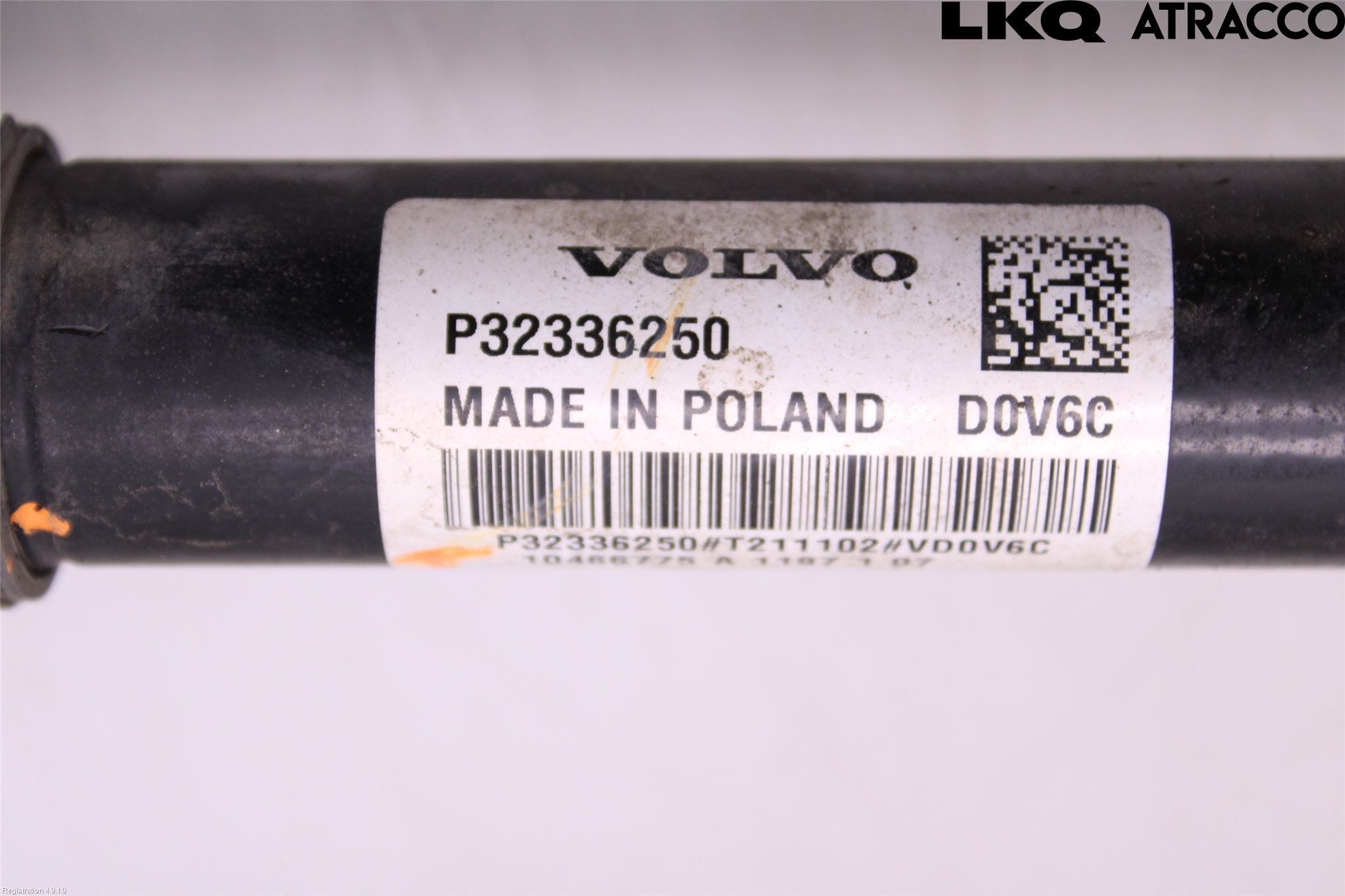 Volvo XC60 18- Drivaksel Foran Kompl Høyre