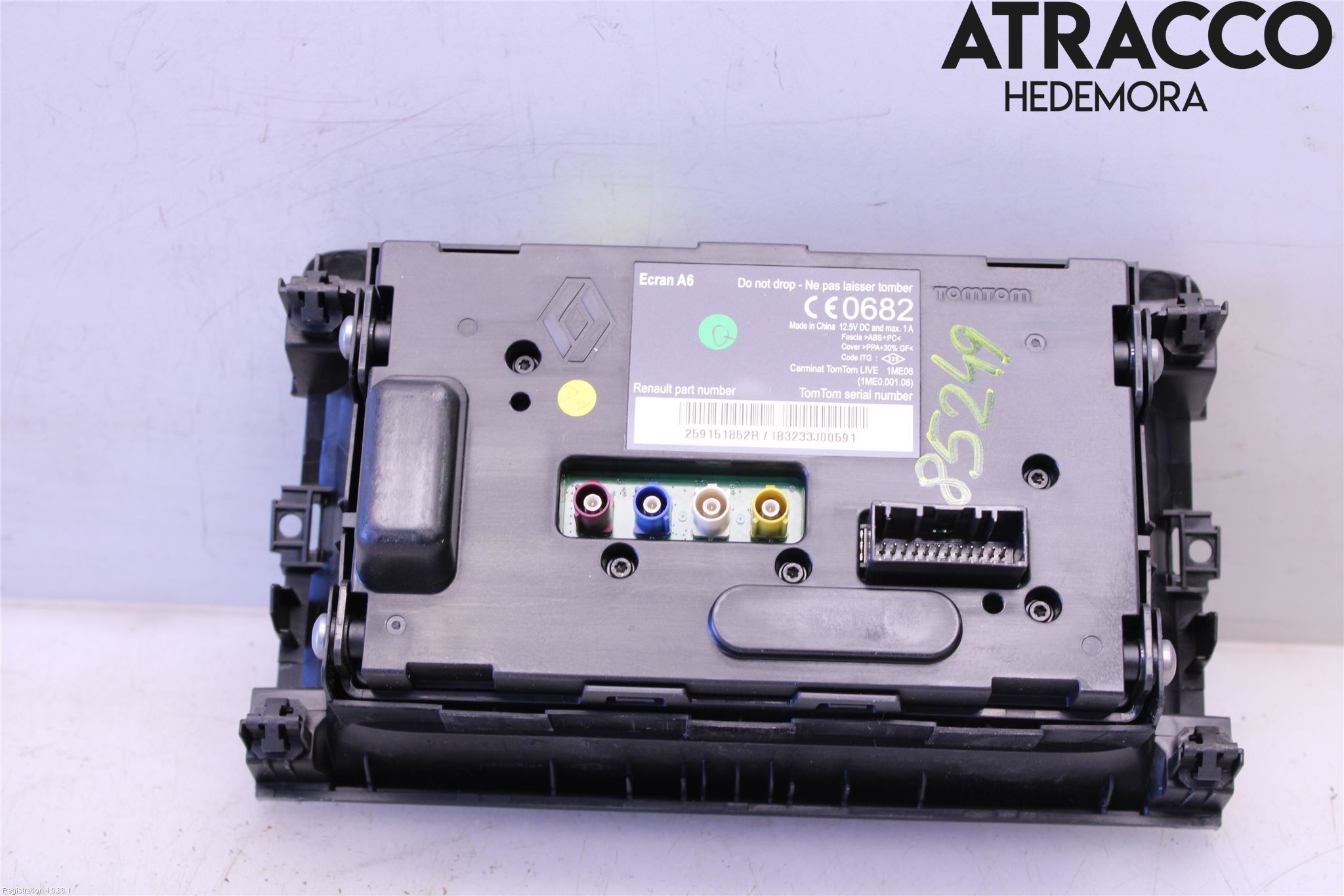 Renault TRAFIC   02-14 Instr Skjerm Dvd-Gps-Ac-Tlf