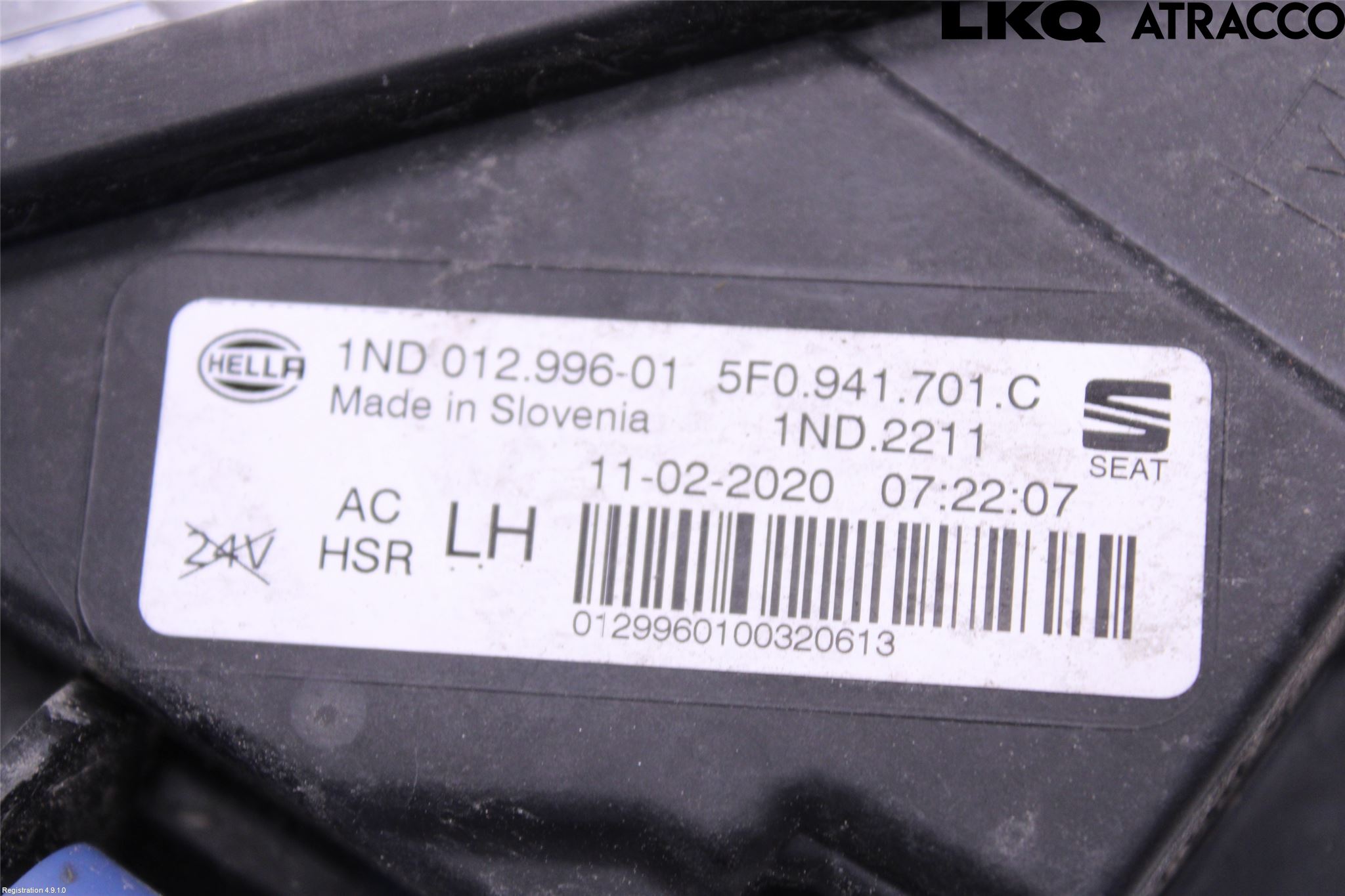 Seat LEON 20- Frontlykt-Kurve-Tåkelys