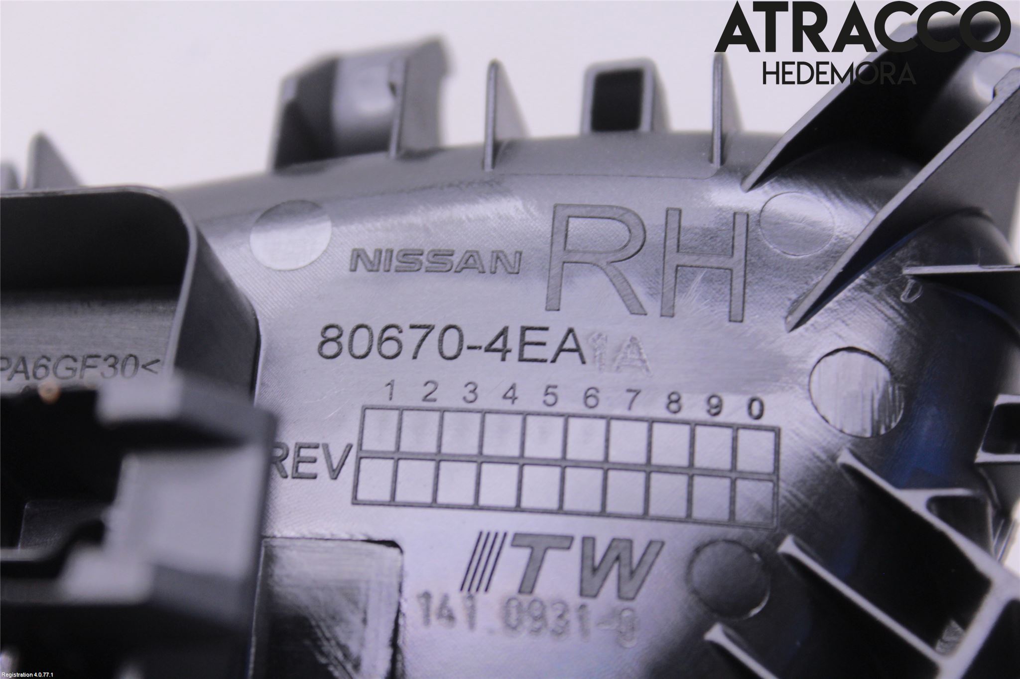 Nissan QASHQAI 17-21 Dørhandtak Ytre Høyre